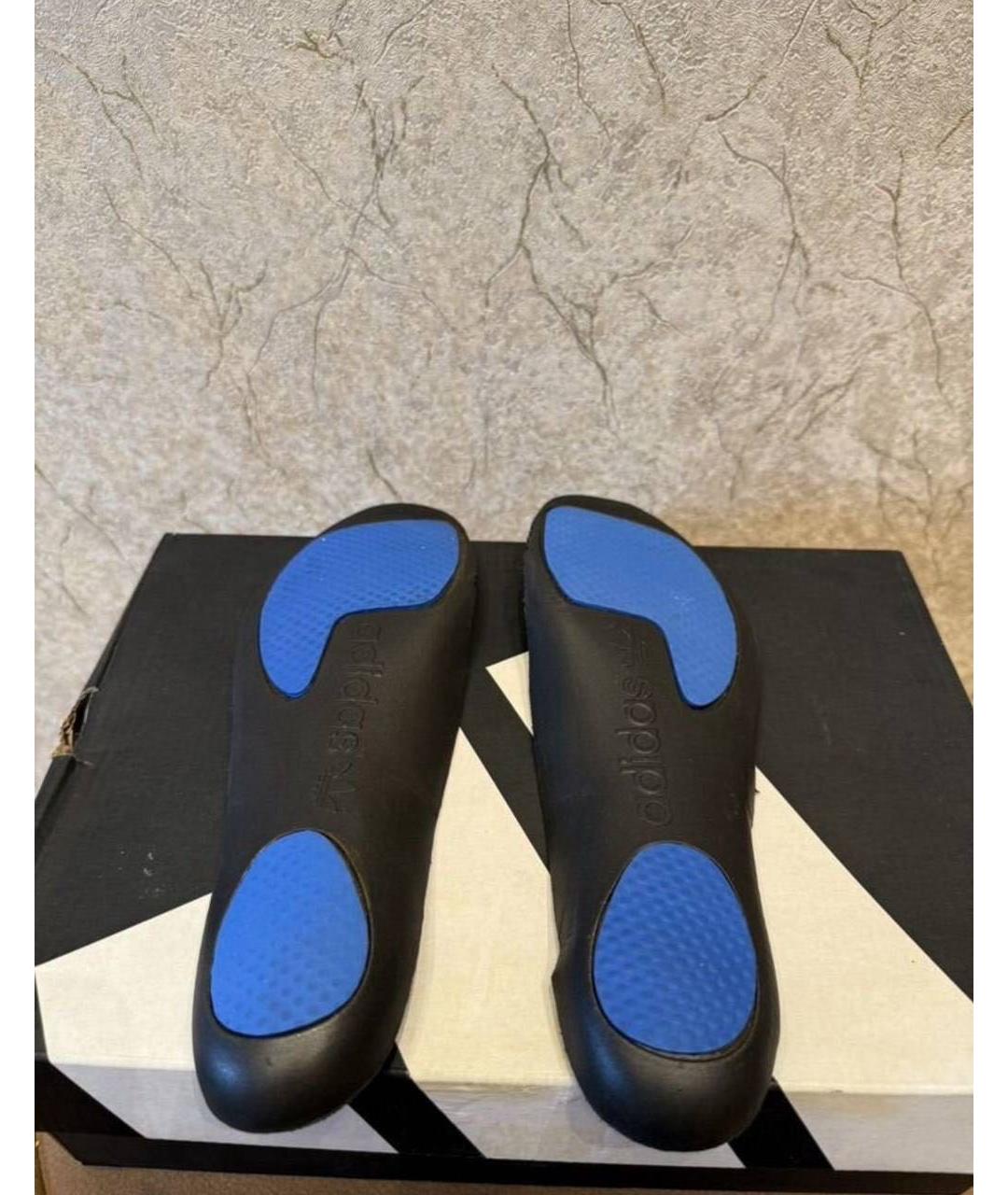 ADIDAS X RAF SIMONS Черные низкие кроссовки / кеды, фото 7