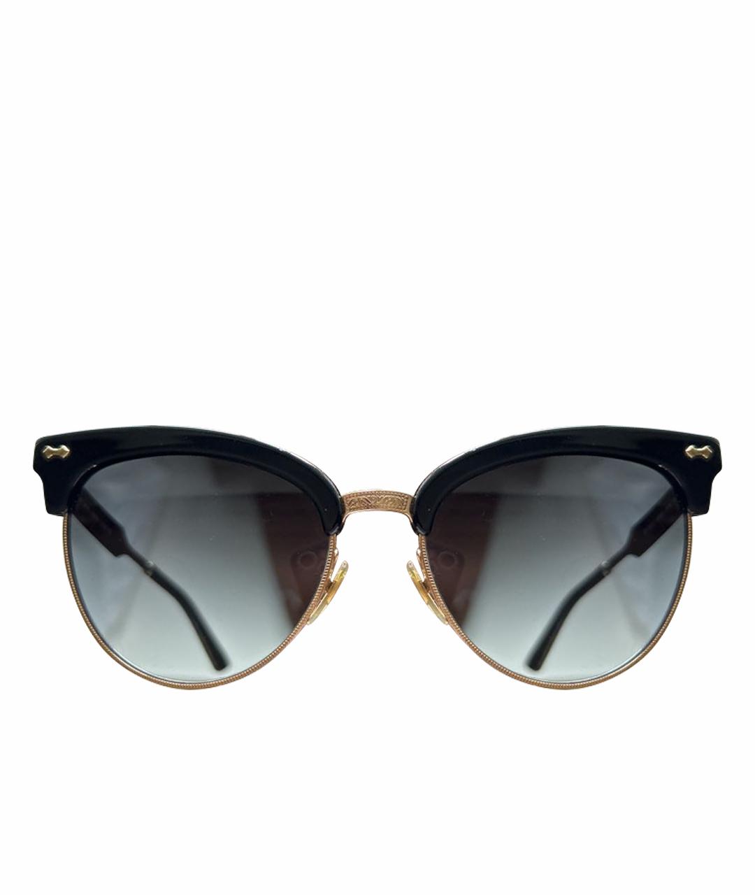 TOM FORD Черные металлические солнцезащитные очки, фото 1