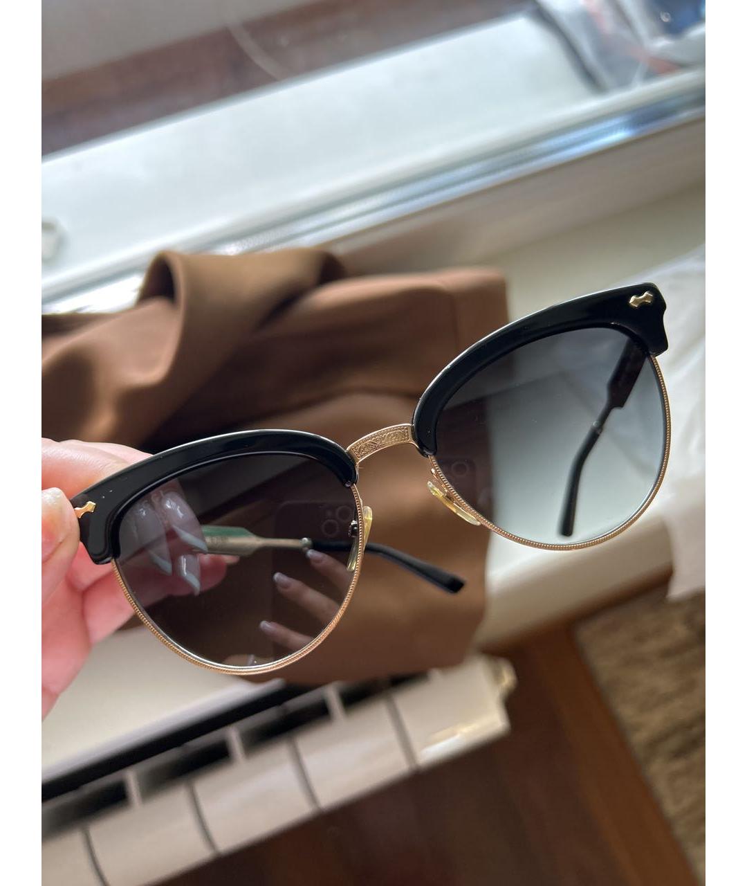 TOM FORD Черные металлические солнцезащитные очки, фото 3