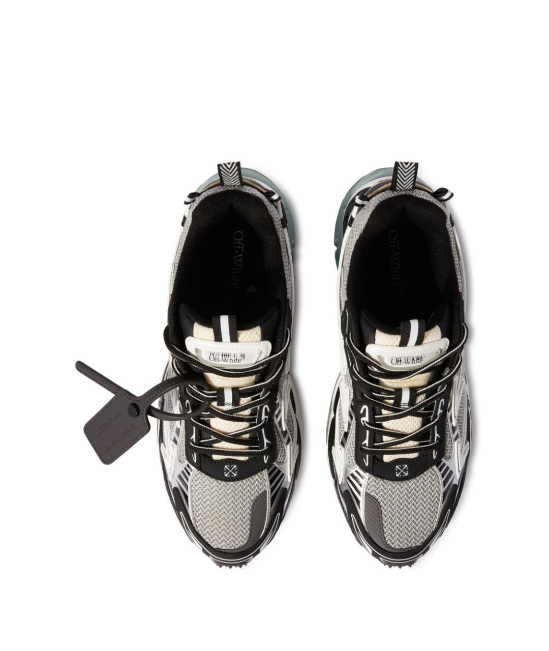 OFF-WHITE Мульти кожаные кроссовки, фото 3
