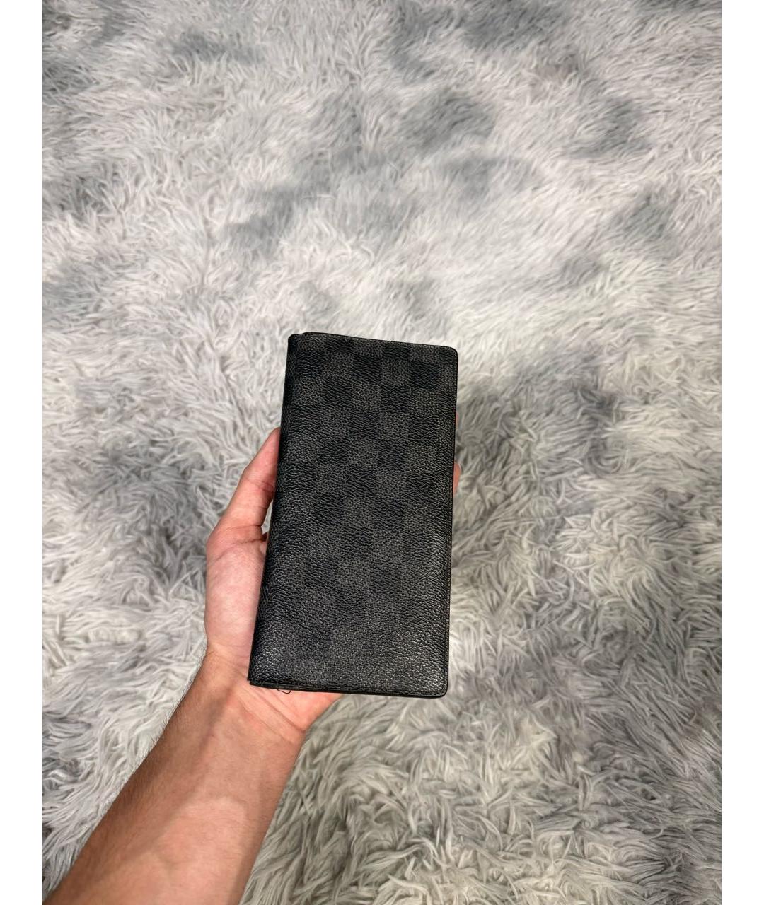 LOUIS VUITTON Черный кошелек, фото 9