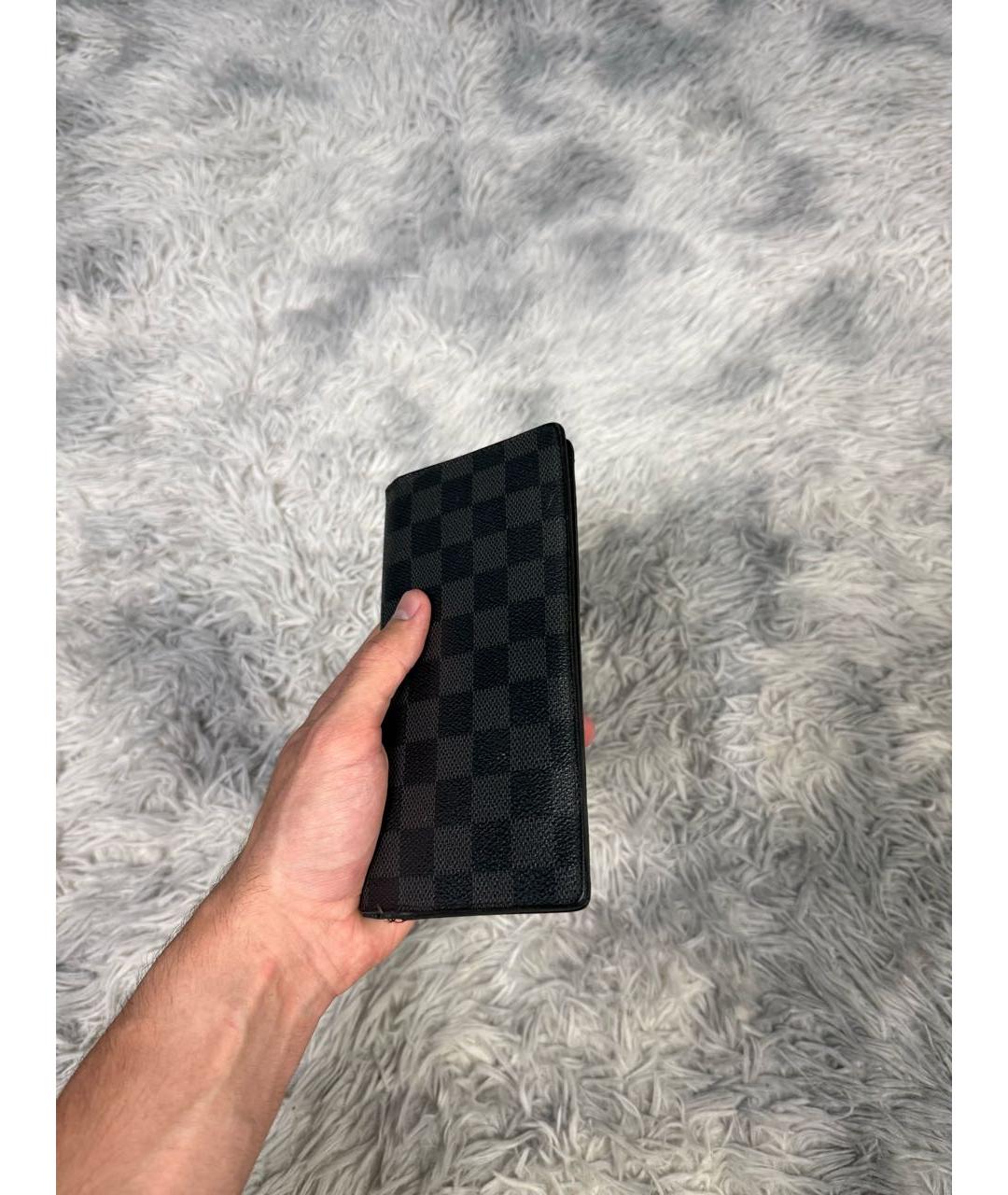 LOUIS VUITTON Черный кошелек, фото 4