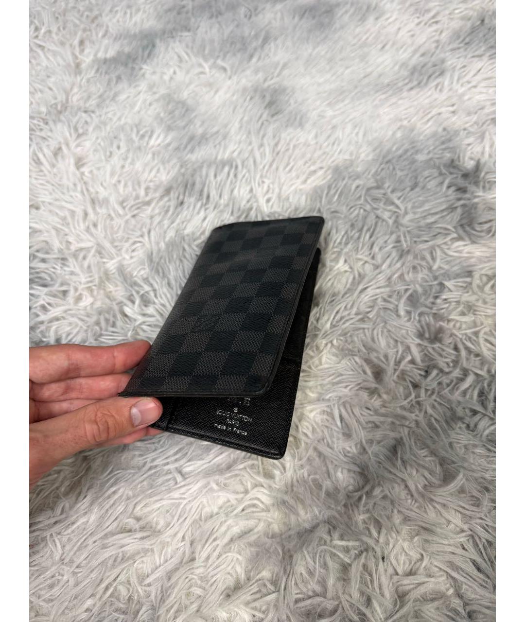 LOUIS VUITTON Черный кошелек, фото 7