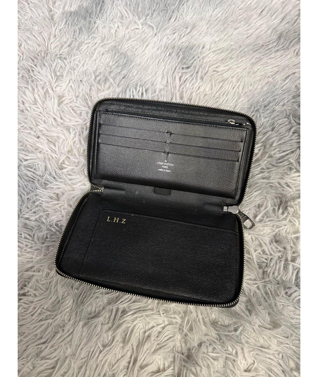 LOUIS VUITTON Черный кошелек, фото 4