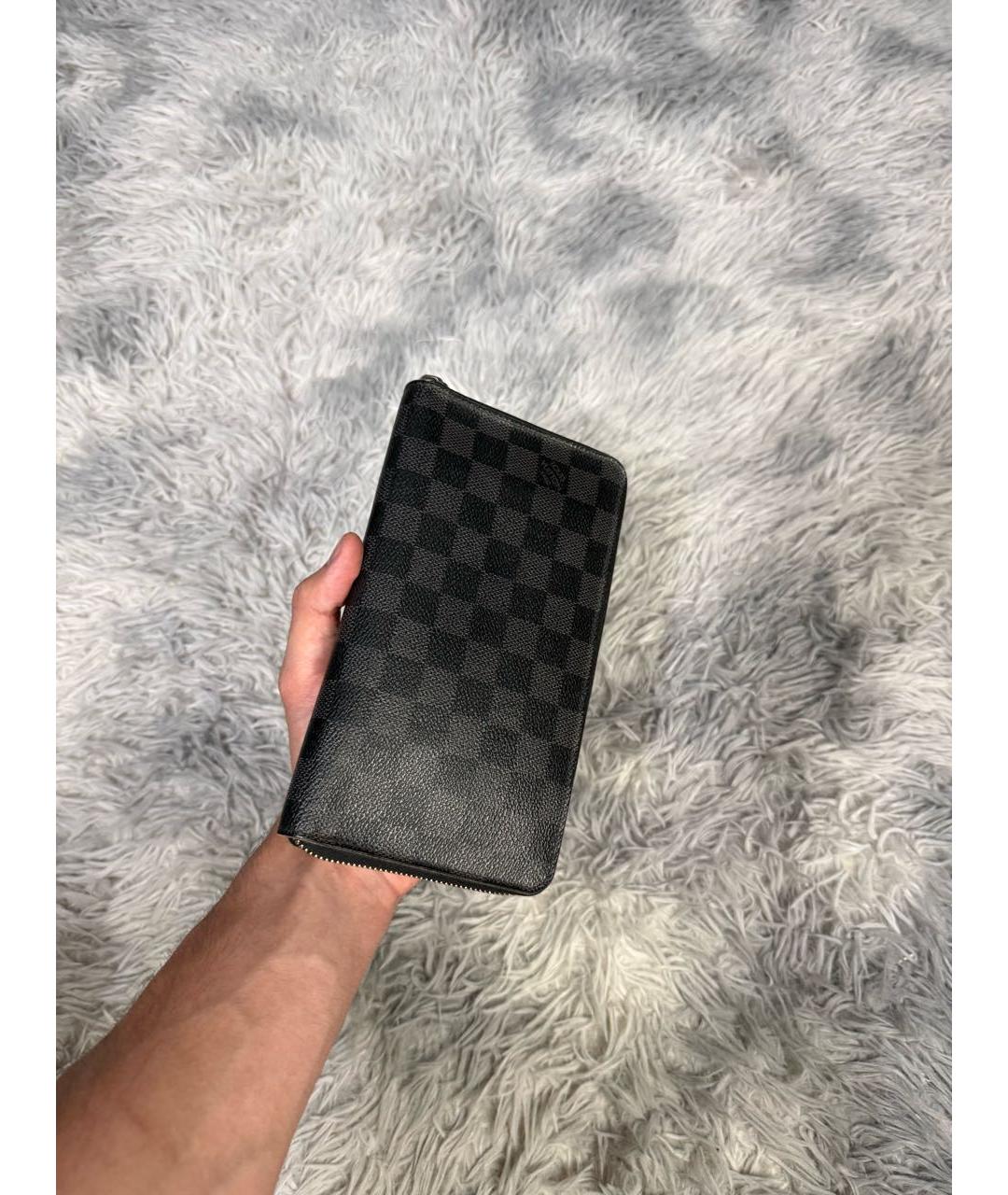 LOUIS VUITTON Черный кошелек, фото 9