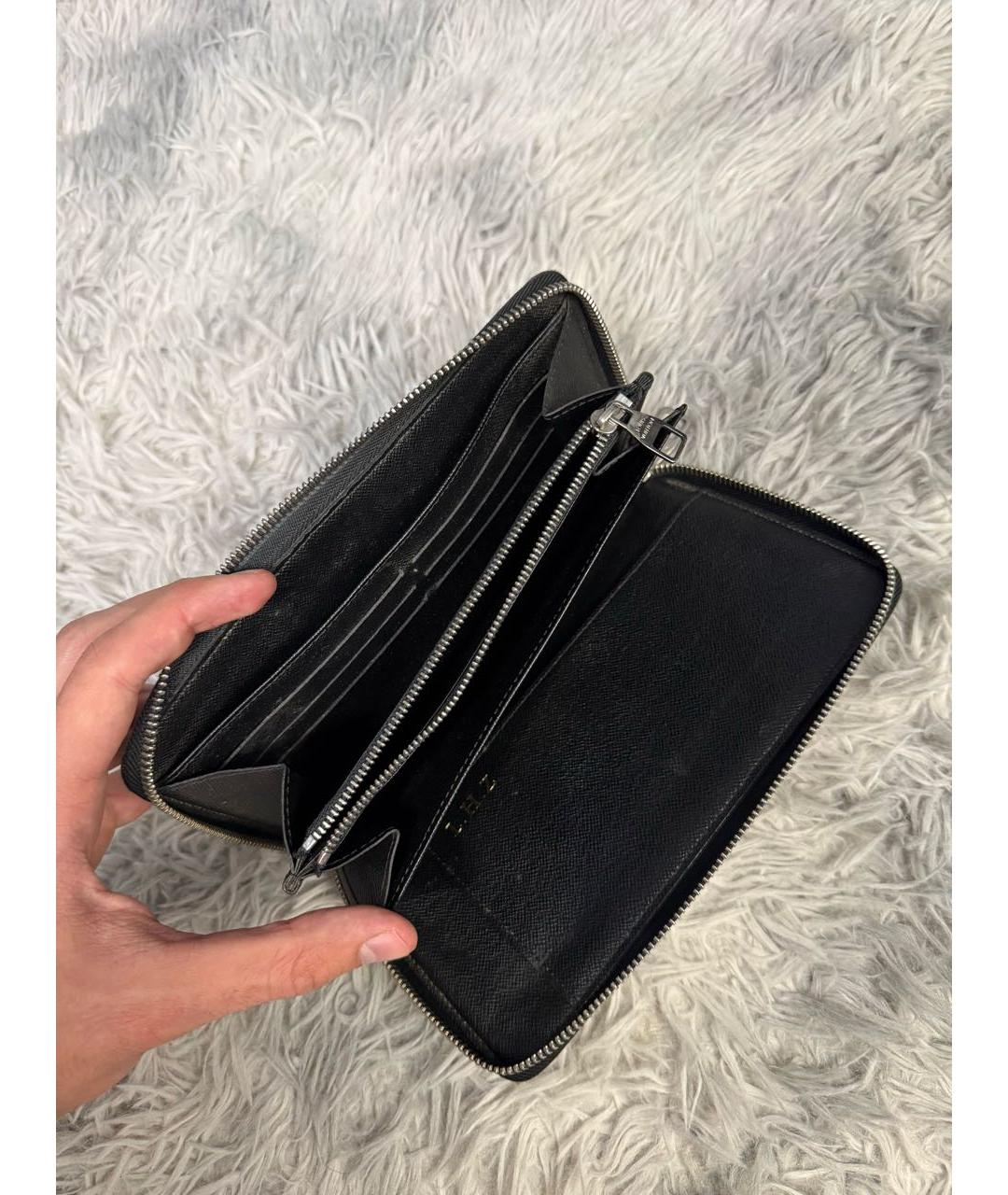 LOUIS VUITTON Черный кошелек, фото 7
