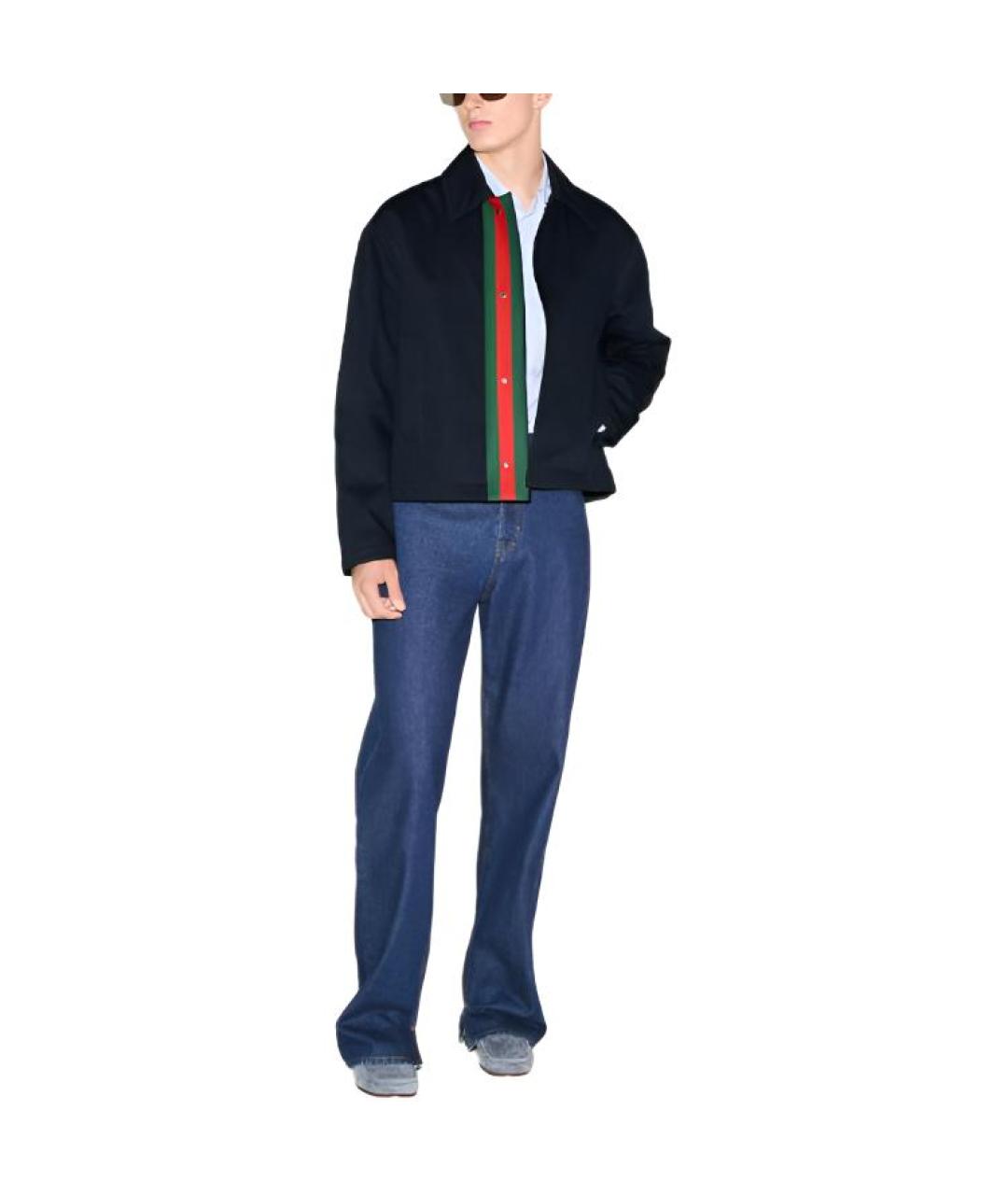 GUCCI Темно-синяя куртка, фото 3