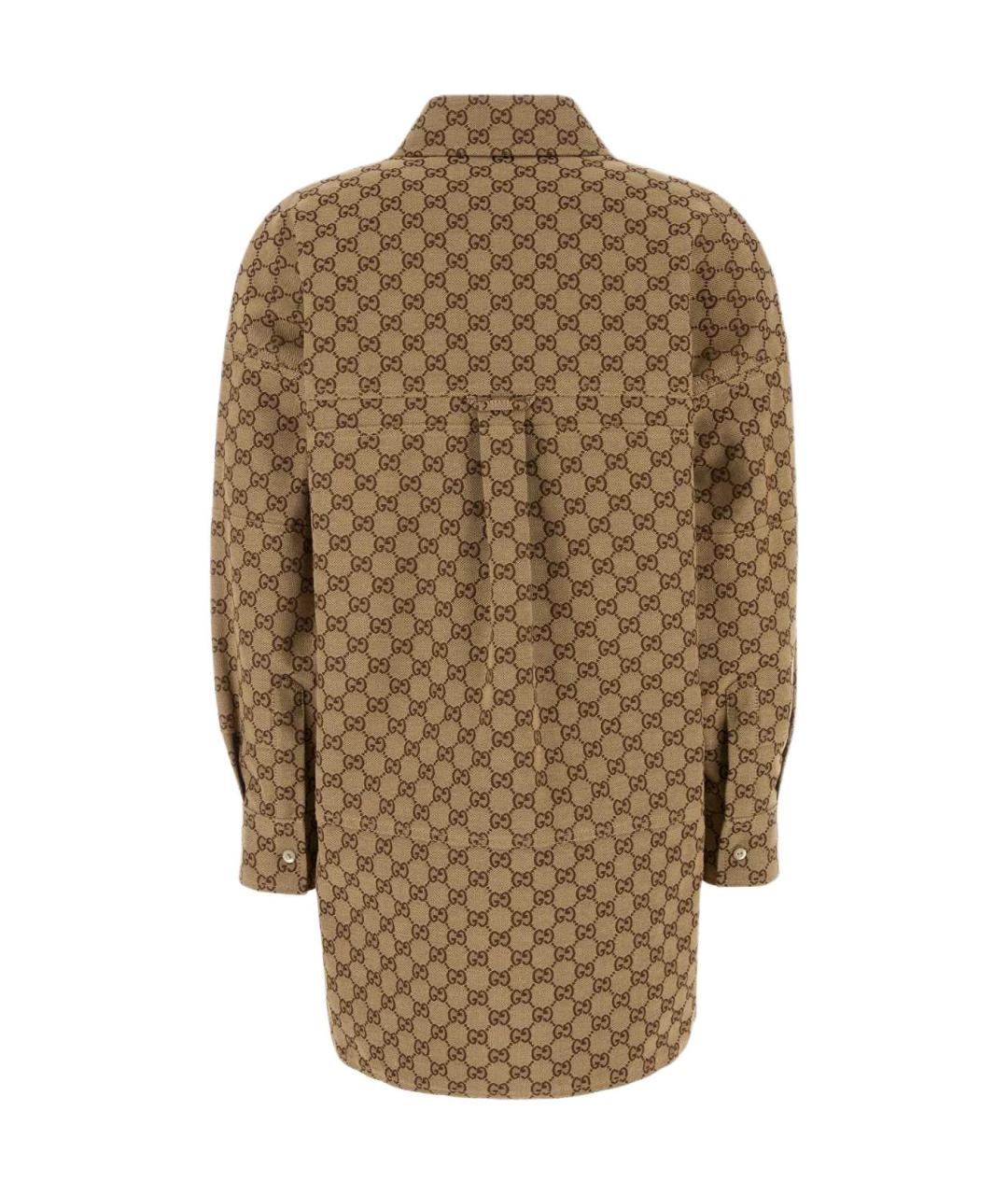 GUCCI Бежевая рубашка, фото 2
