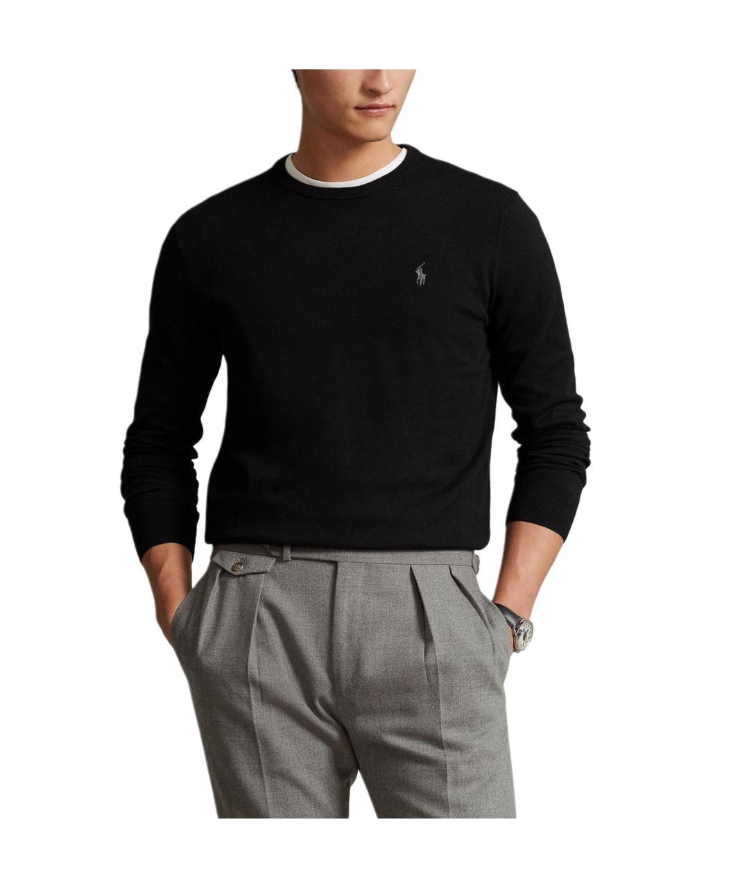 POLO RALPH LAUREN Черный джемпер / свитер, фото 3