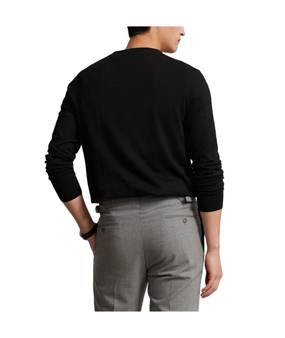 POLO RALPH LAUREN Черный джемпер / свитер, фото 4