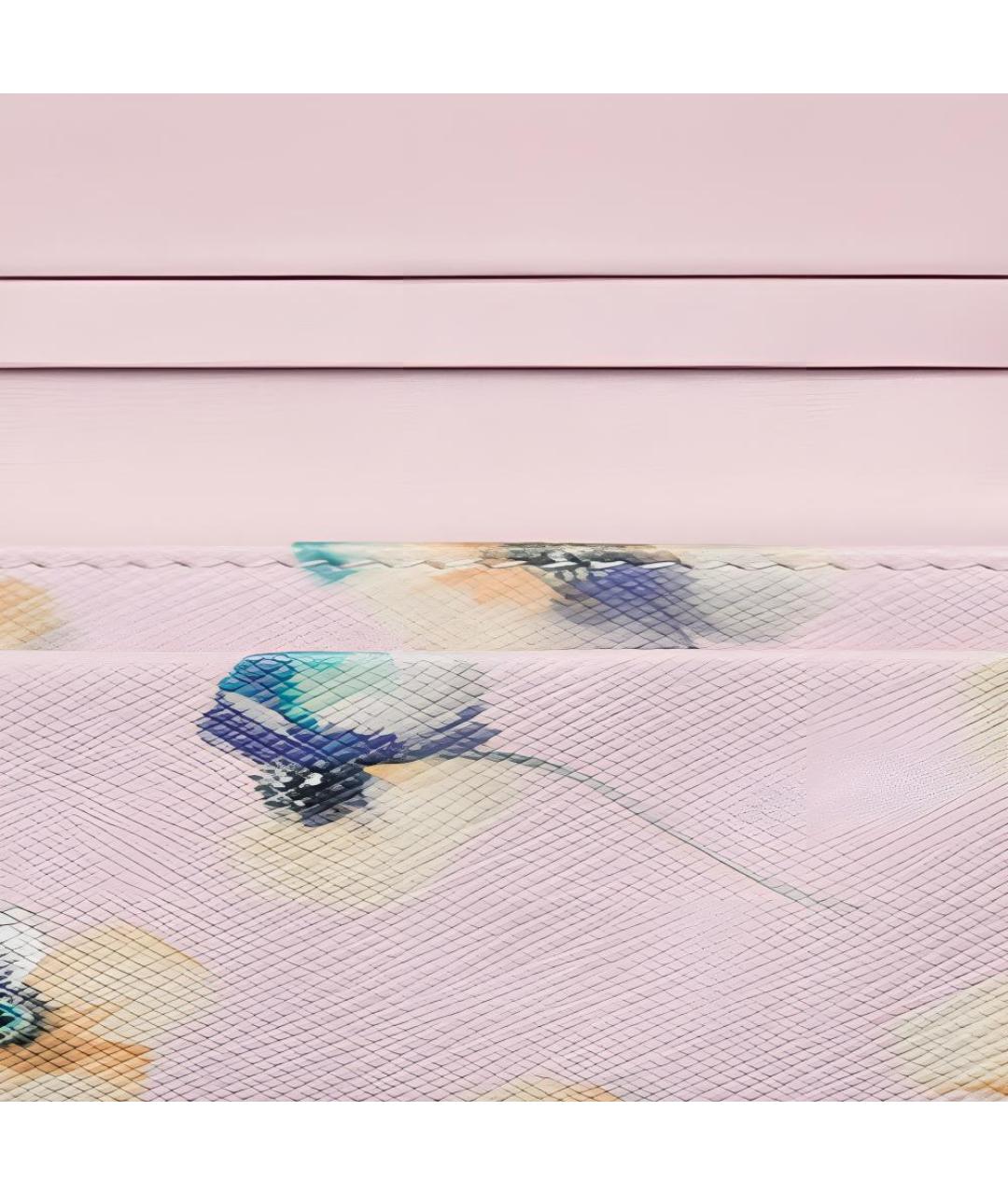 PRADA Розовый кожаный кардхолдер, фото 4