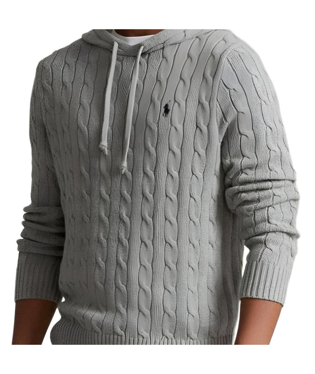 POLO RALPH LAUREN Серый джемпер / свитер, фото 5