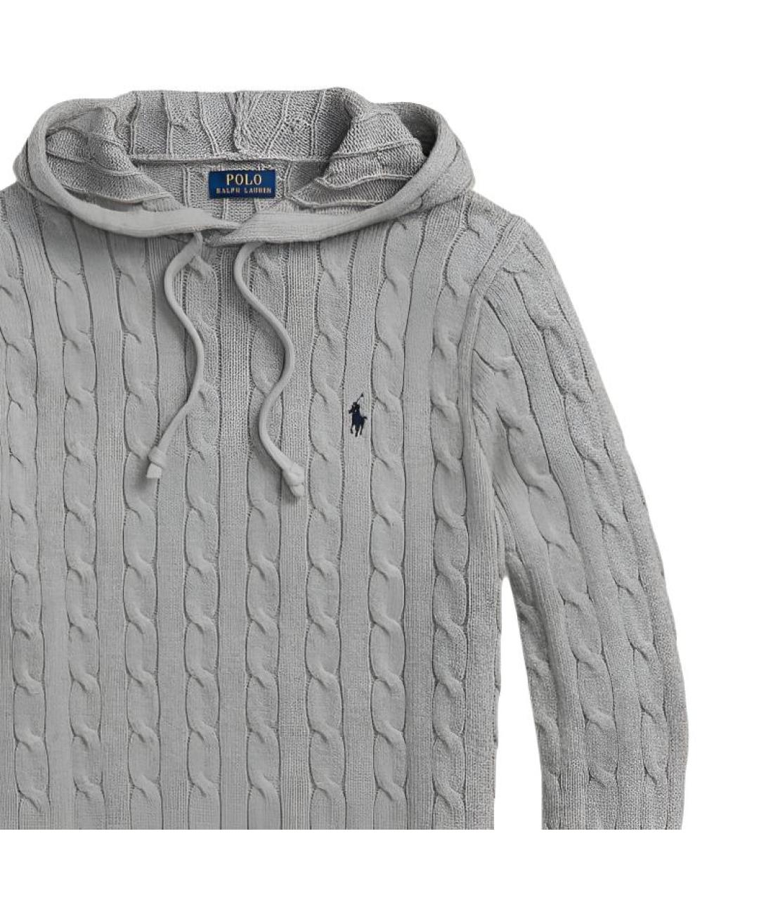 POLO RALPH LAUREN Серый джемпер / свитер, фото 4