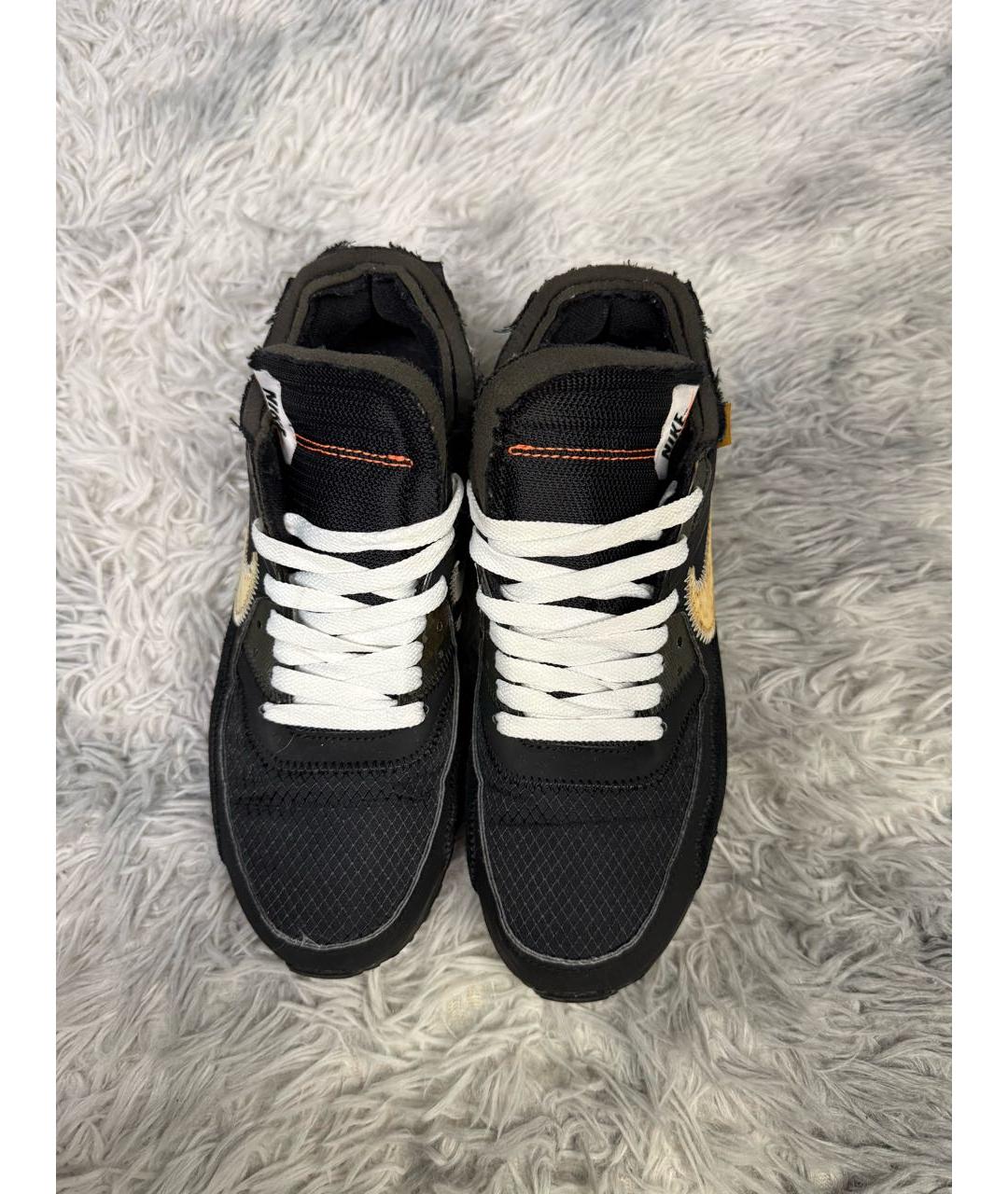 OFF-WHITE Черные низкие кроссовки / кеды, фото 3
