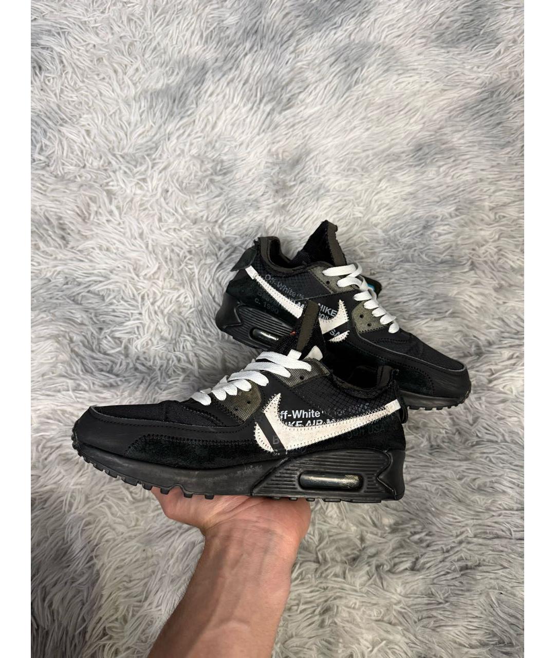 OFF-WHITE Черные низкие кроссовки / кеды, фото 2