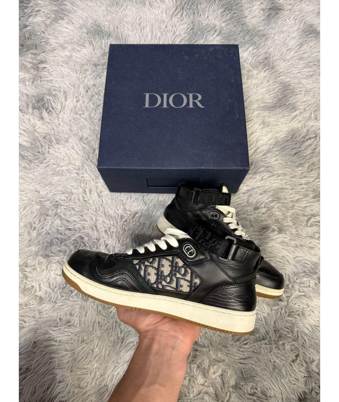 CHRISTIAN DIOR Черные высокие кроссовки / кеды, фото 2