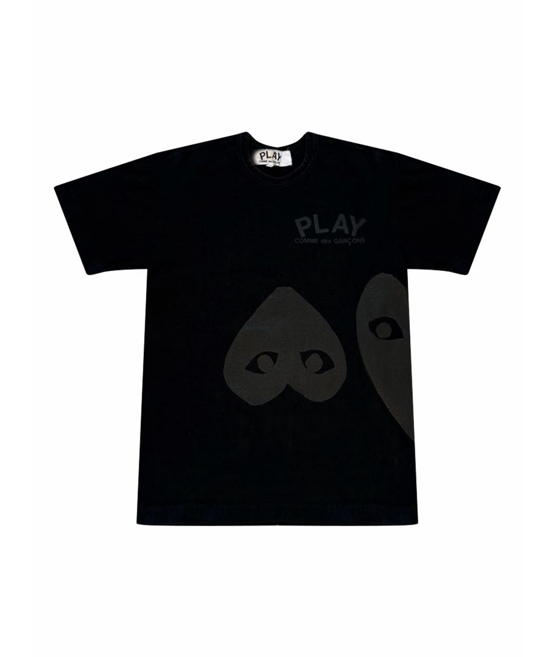 COMME DES GARÇONS Черная хлопковая футболка, фото 1