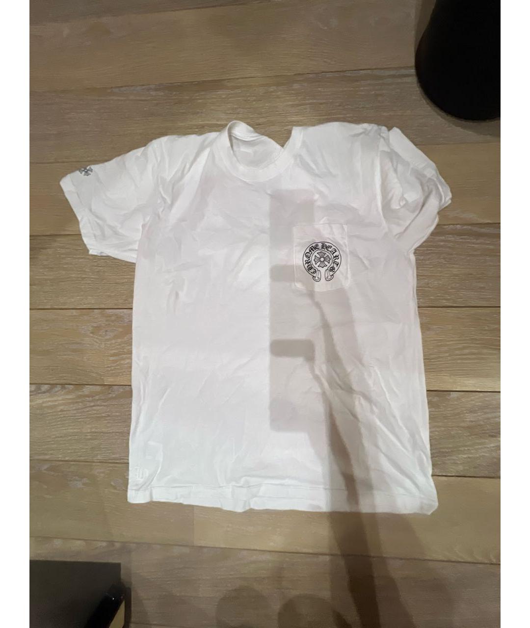 CHROME HEARTS Белая хлопковая футболка, фото 2
