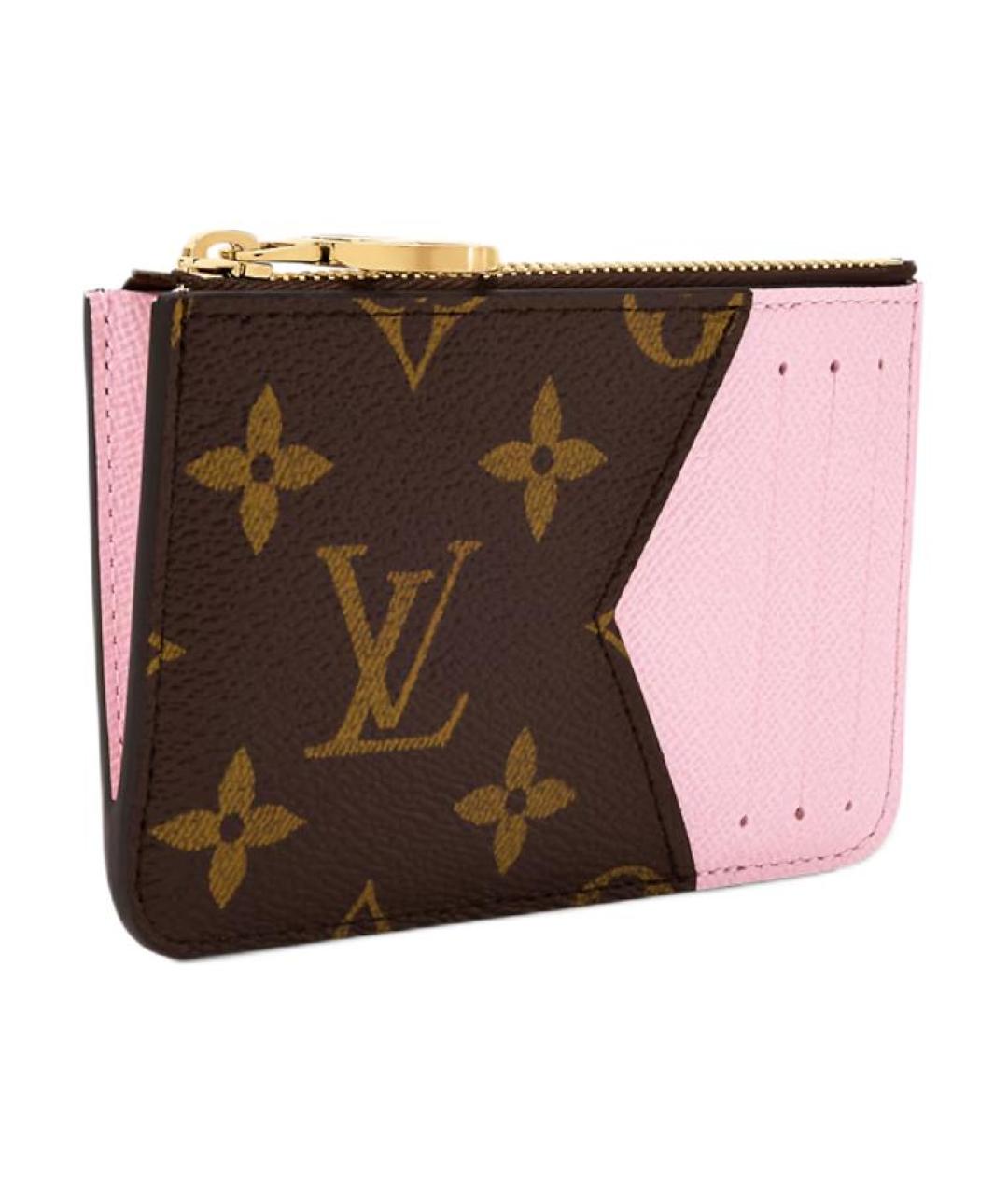 LOUIS VUITTON Коричневый кардхолдер, фото 2