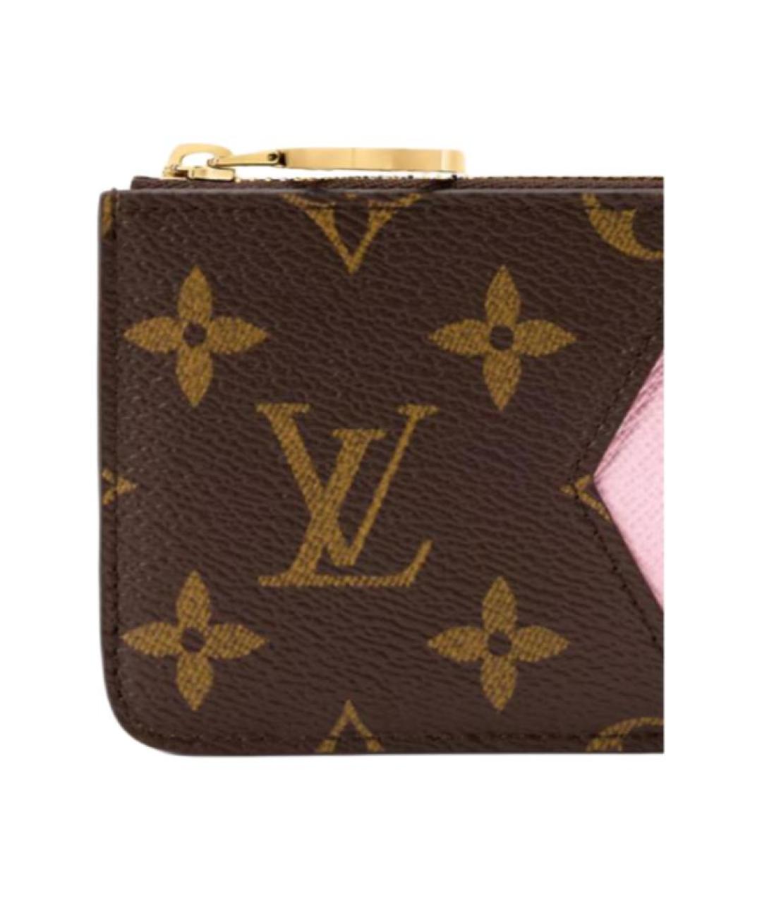LOUIS VUITTON Коричневый кардхолдер, фото 5