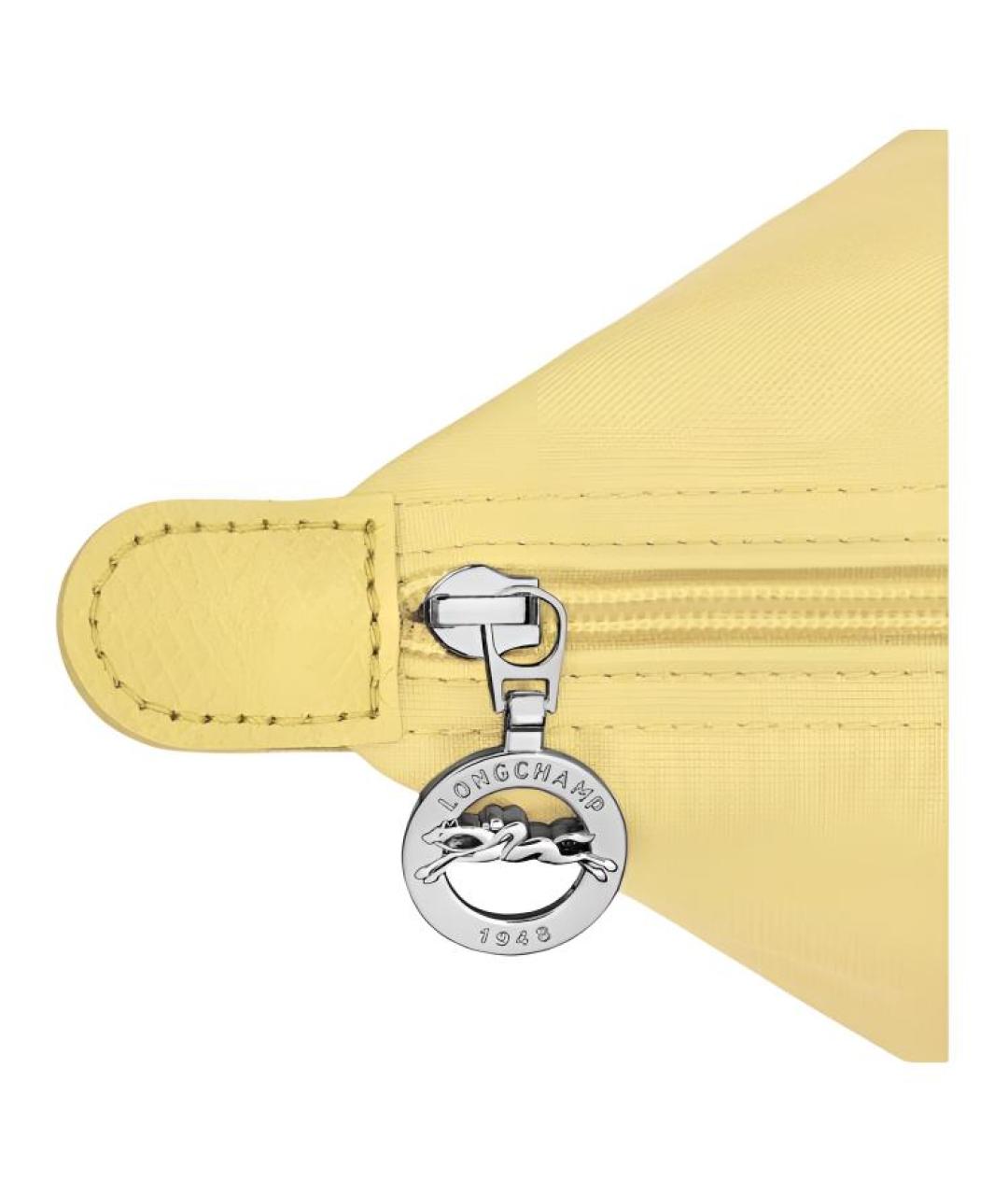 LONGCHAMP Желтая сумка тоут, фото 5
