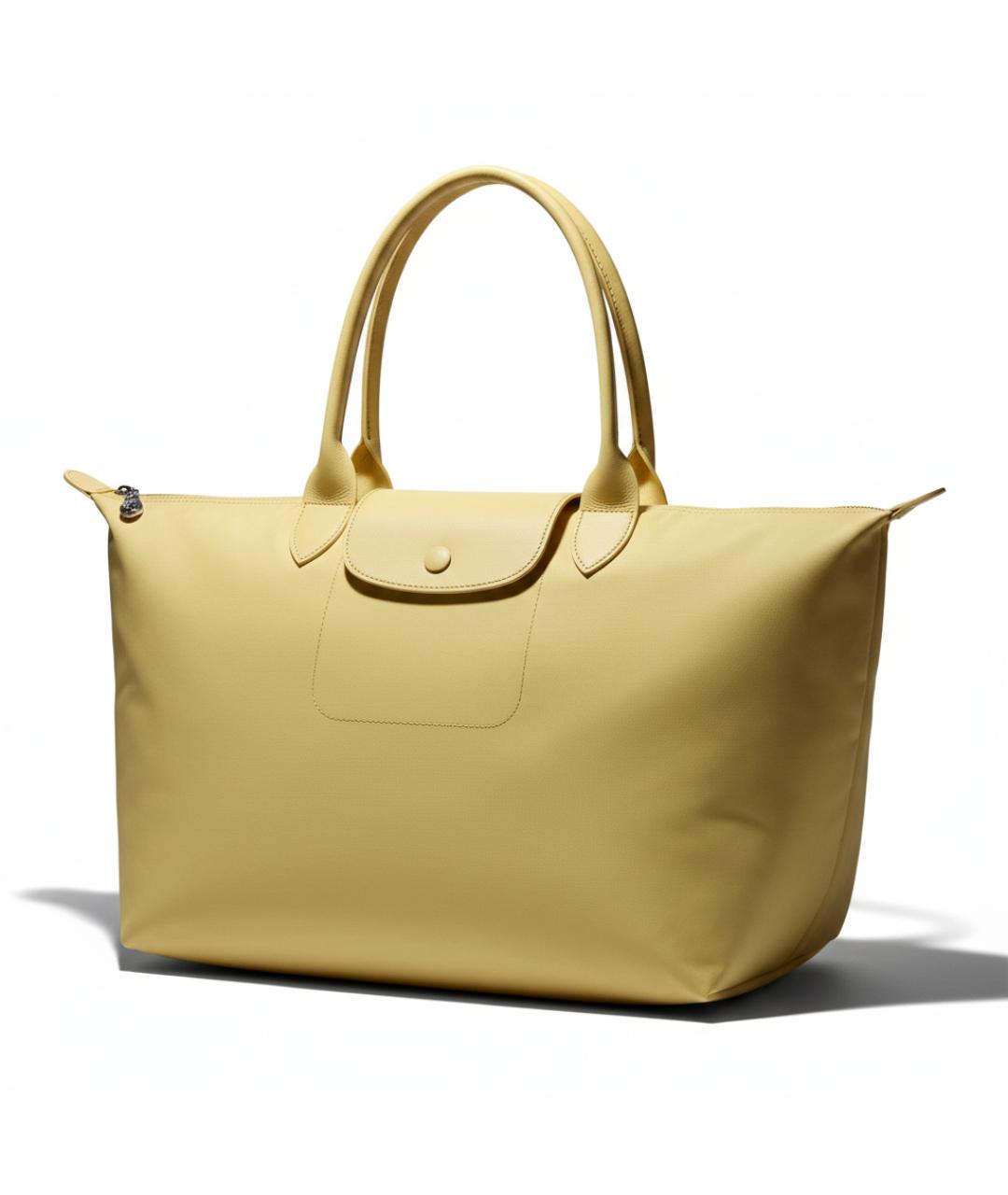 LONGCHAMP Желтая сумка тоут, фото 2