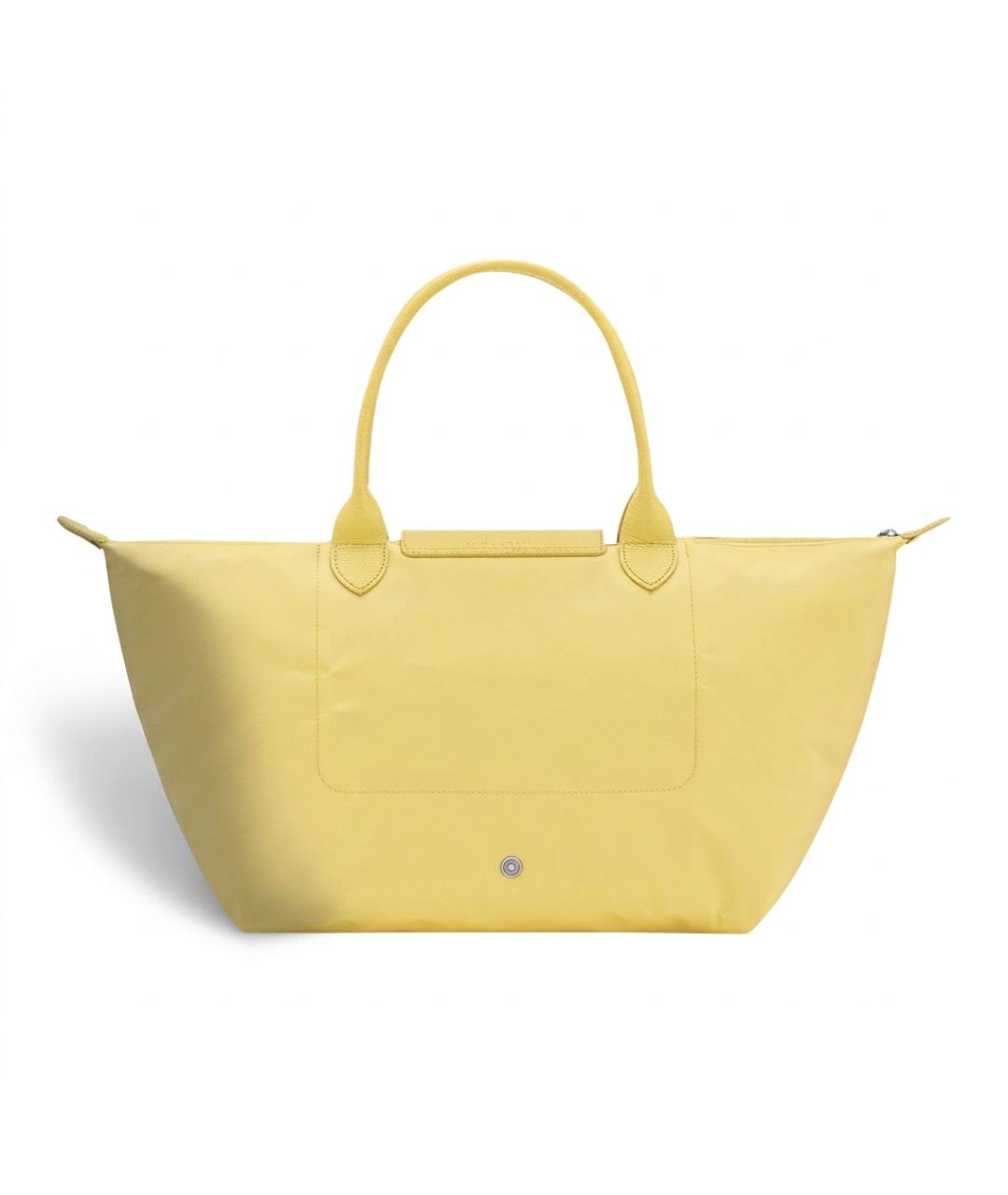 LONGCHAMP Желтая сумка тоут, фото 3
