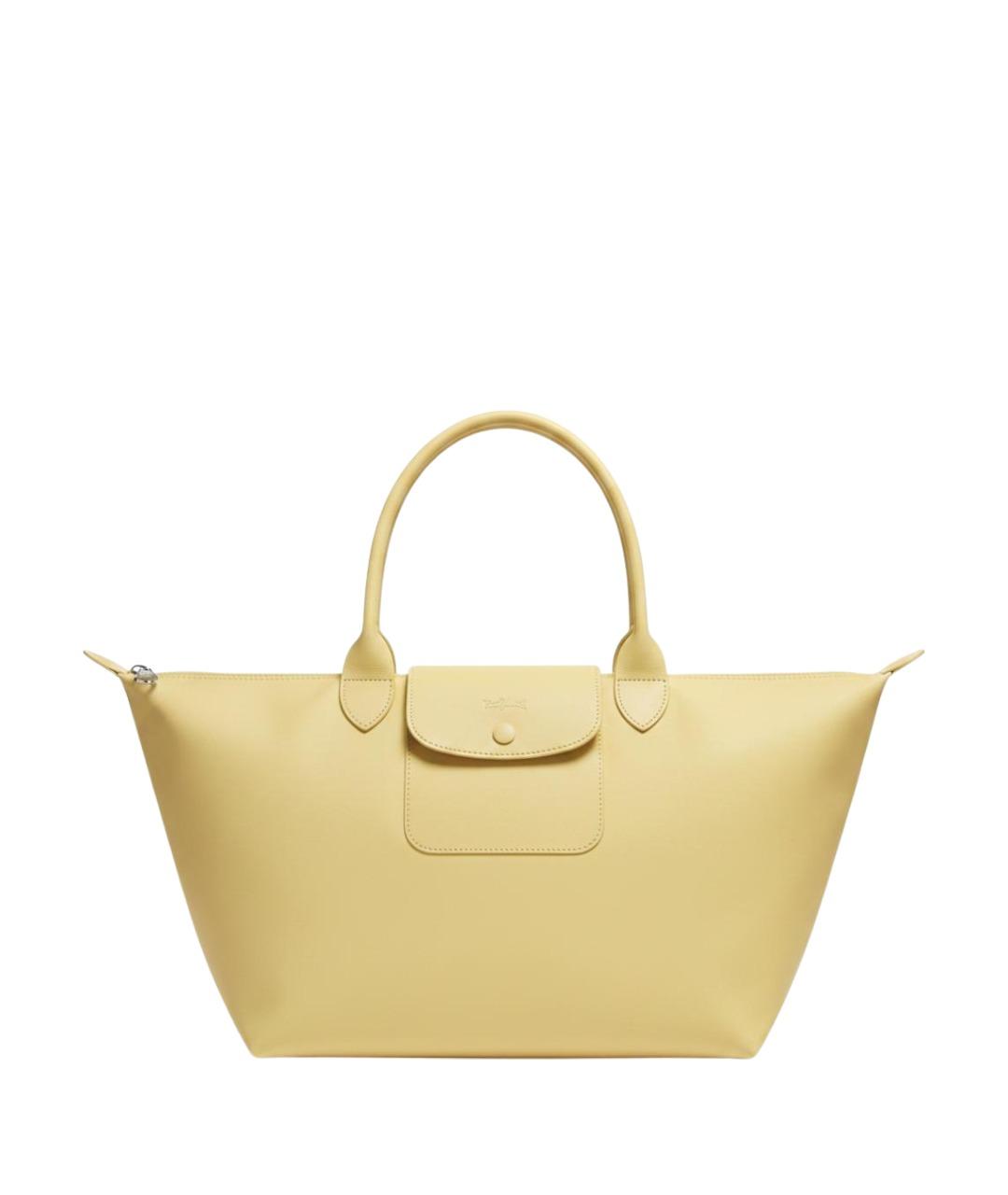 LONGCHAMP Желтая сумка тоут, фото 1
