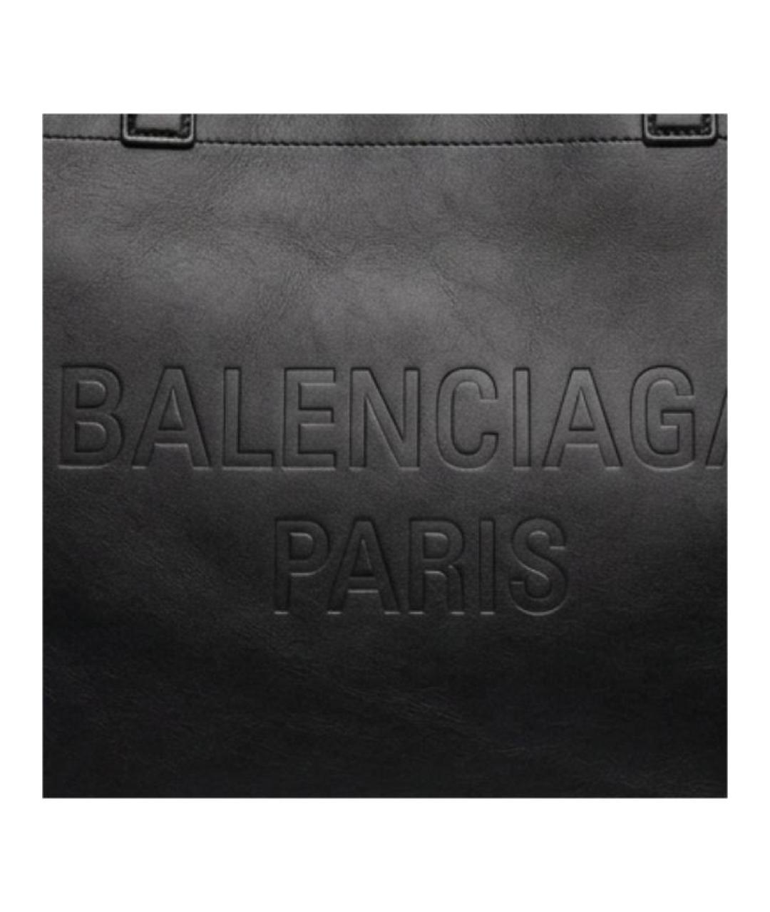 BALENCIAGA Черная кожаная сумка на плечо, фото 2