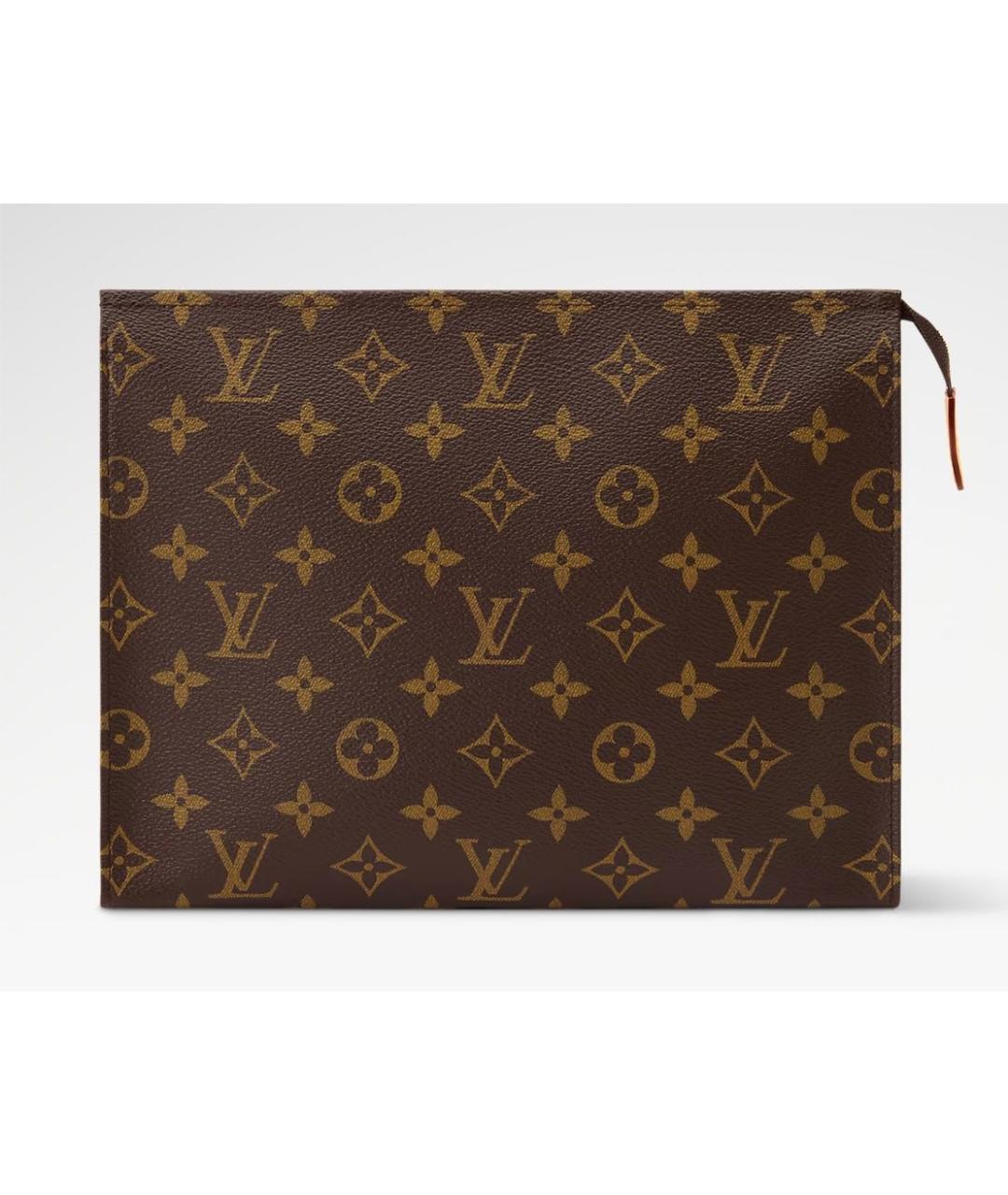 LOUIS VUITTON Коричневая канва папка для документов, фото 5