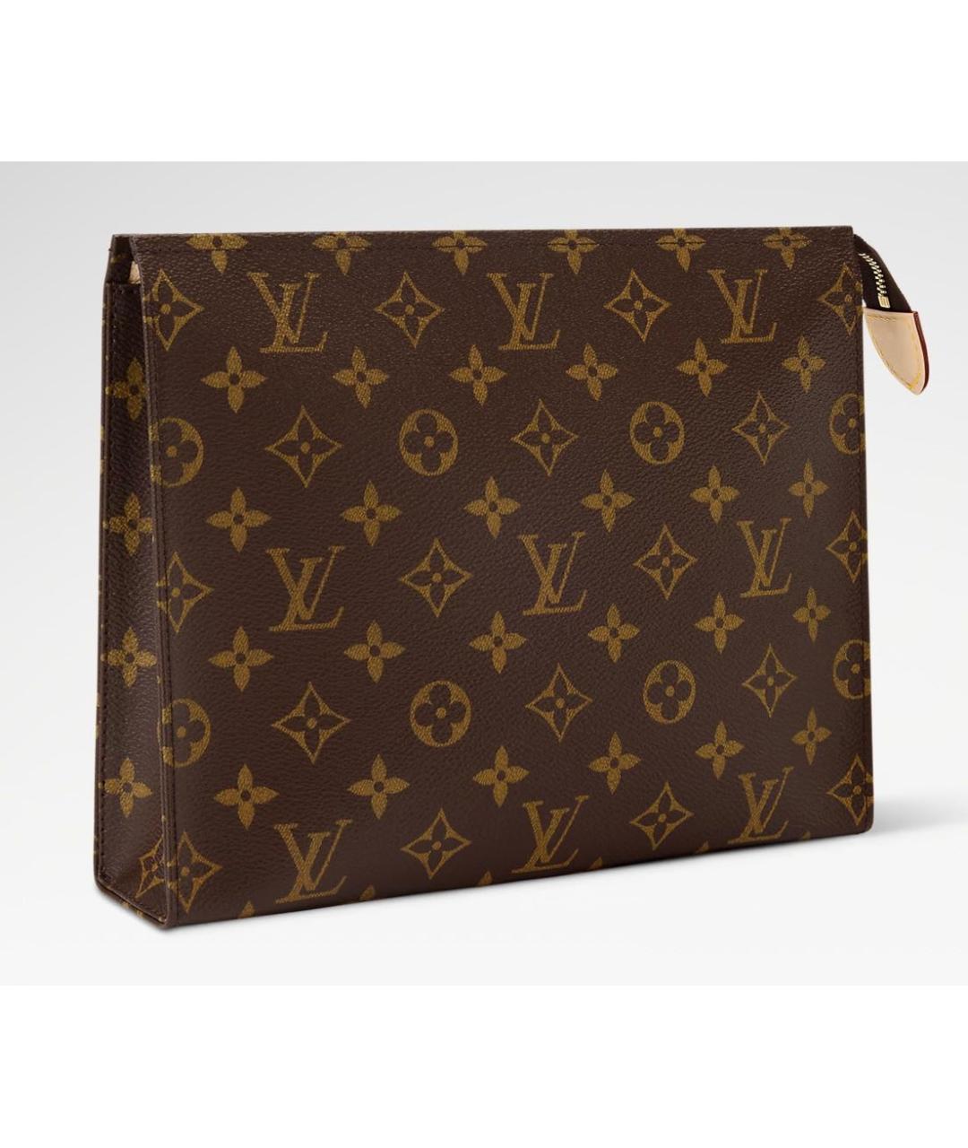 LOUIS VUITTON Коричневая канва папка для документов, фото 2