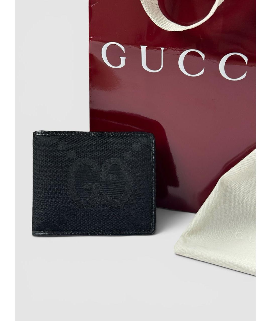GUCCI Черный кошелек, фото 3