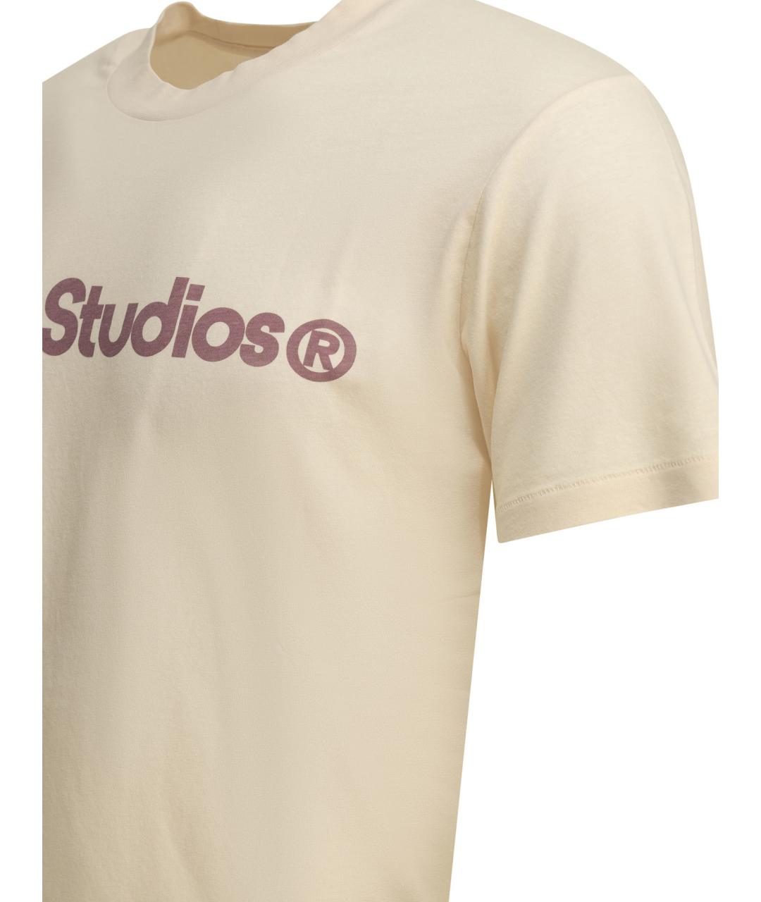 ACNE STUDIOS Мульти хлопковая футболка, фото 4