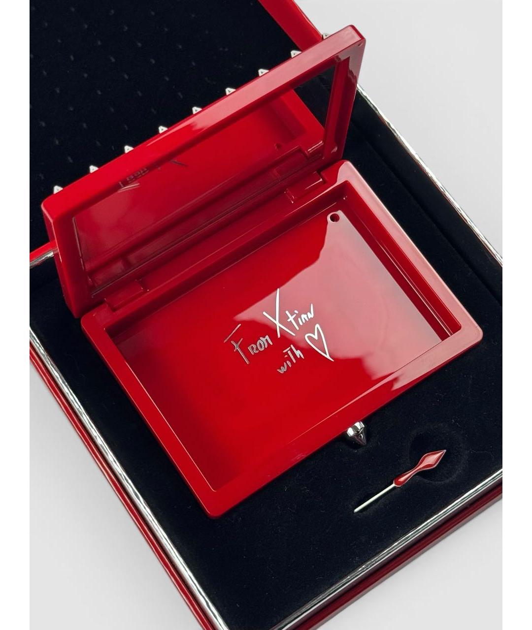 CHRISTIAN LOUBOUTIN Красная косметичка, фото 7