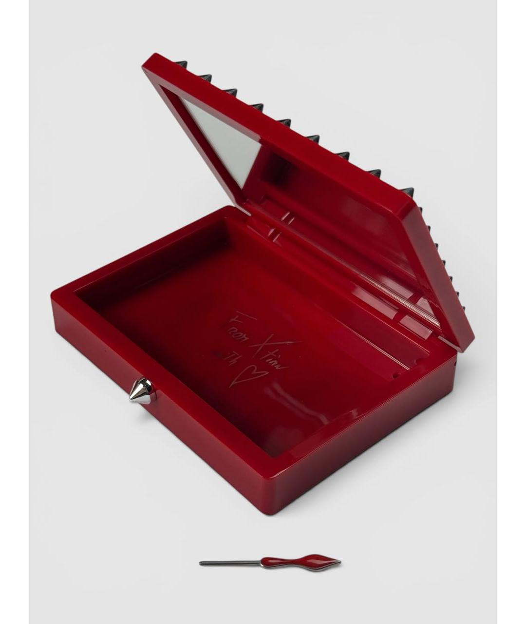 CHRISTIAN LOUBOUTIN Красная косметичка, фото 6