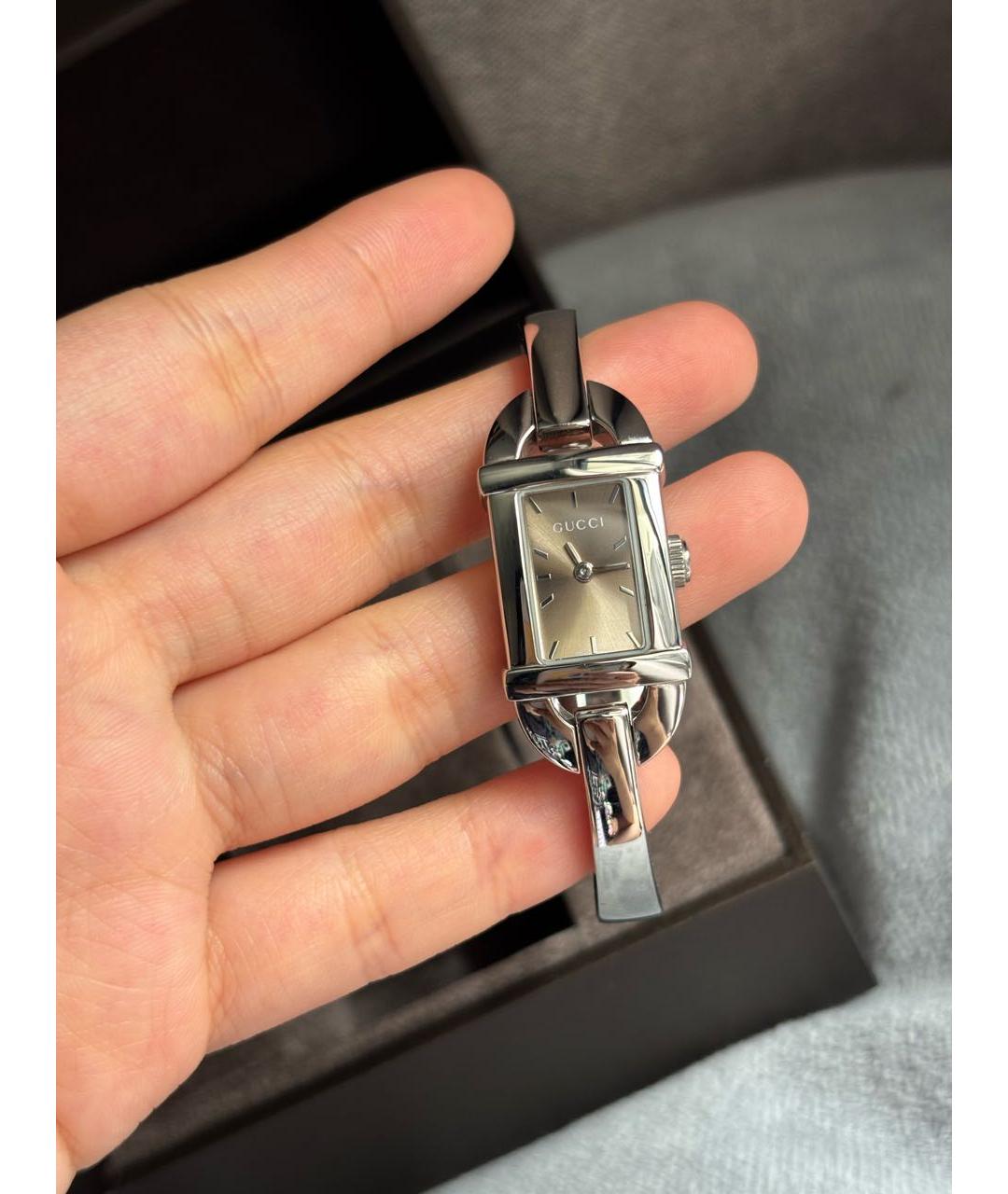 GUCCI Серебряные часы, фото 7