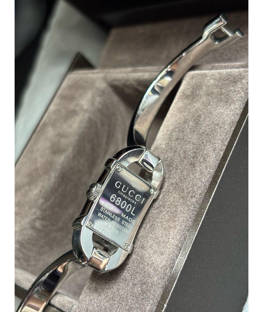 GUCCI Серебряные часы, фото 2