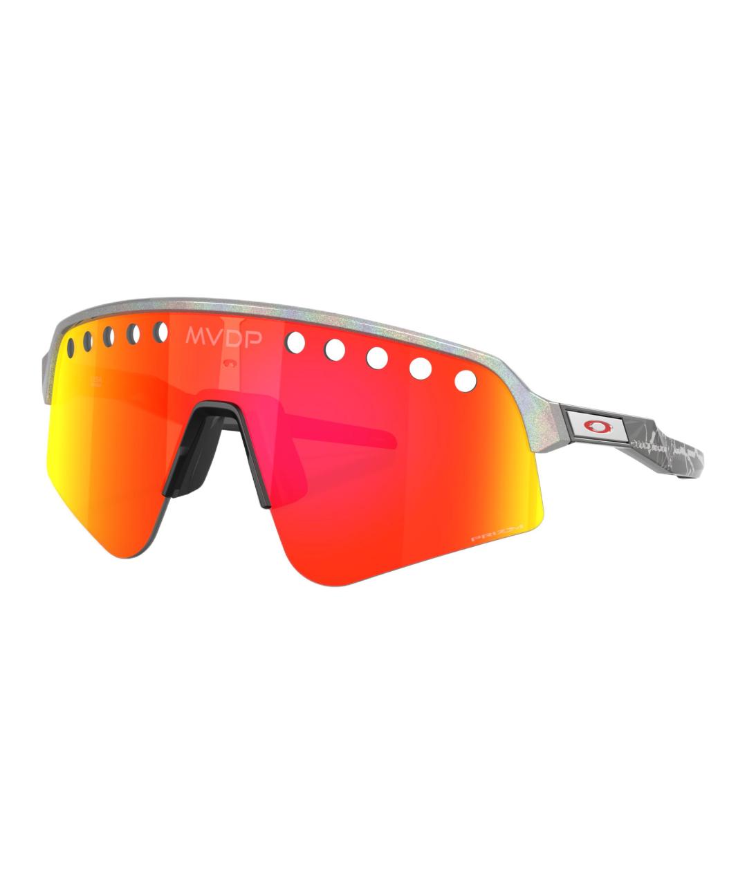 OAKLEY Серебряные пластиковые солнцезащитные очки, фото 1