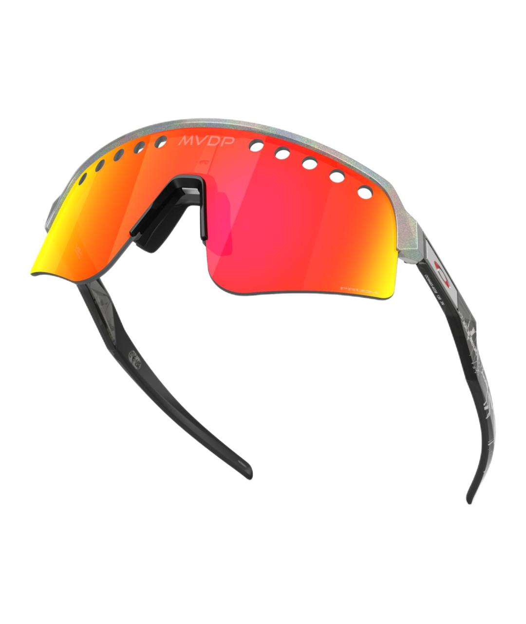 OAKLEY Серебряные пластиковые солнцезащитные очки, фото 4