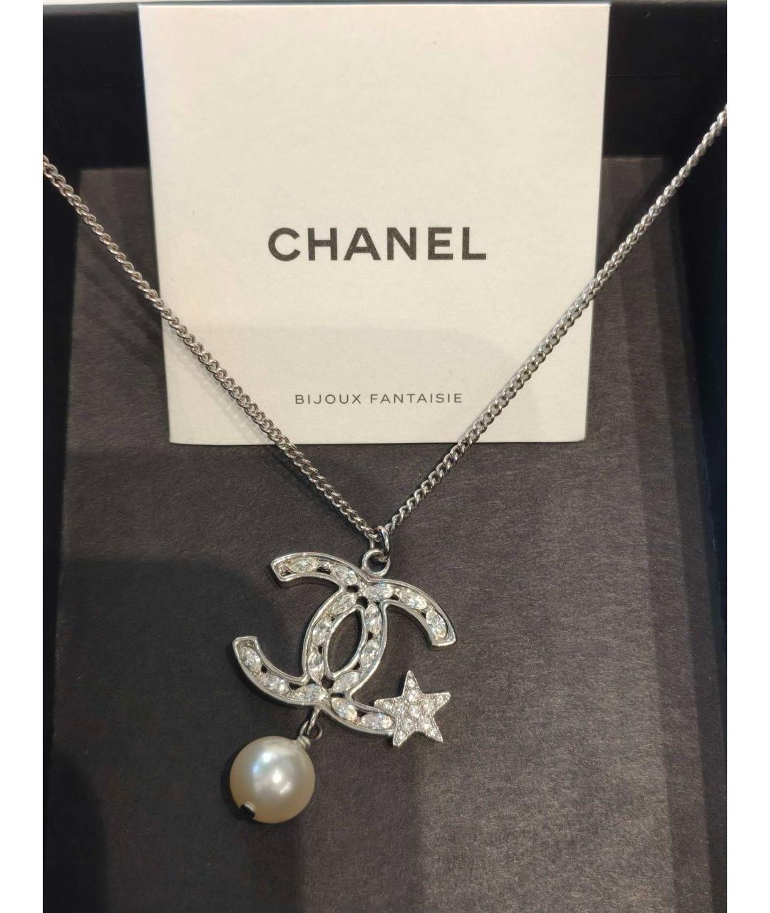 CHANEL Серебряное колье, фото 2