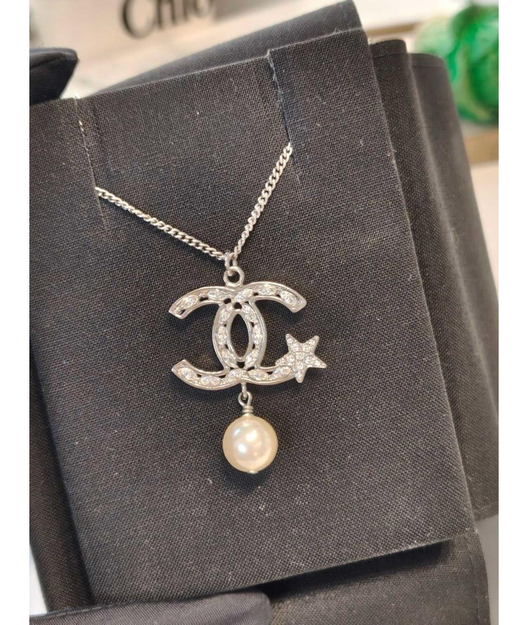 CHANEL Серебряное колье, фото 5