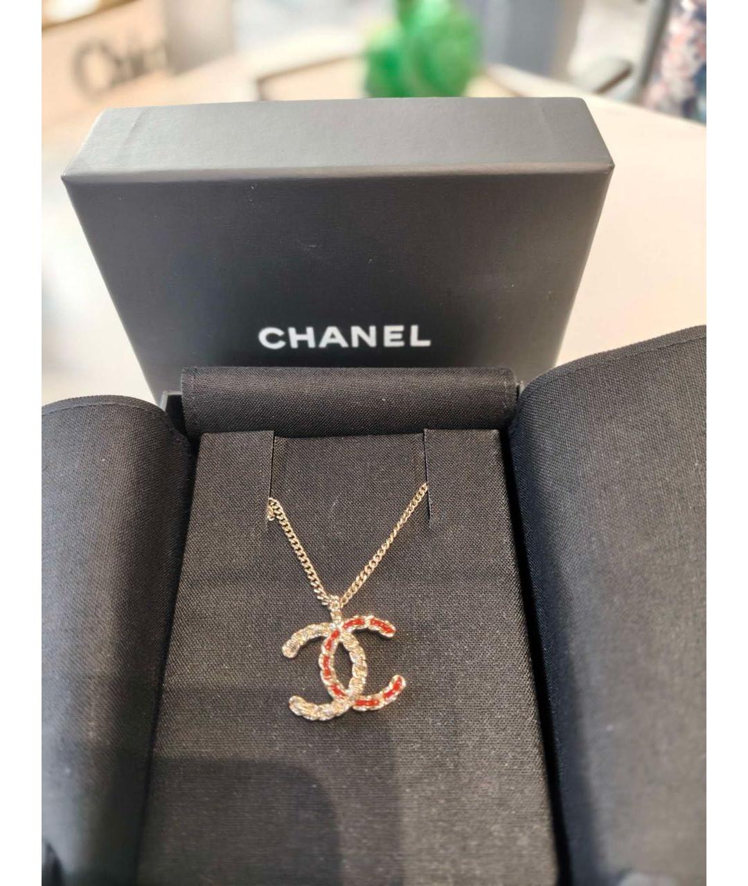 CHANEL Золотое колье, фото 2