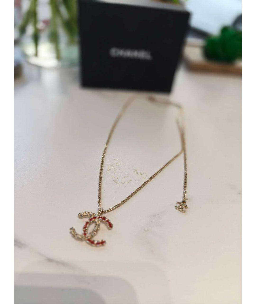 CHANEL Золотое колье, фото 6
