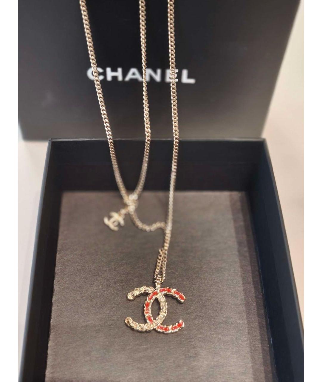 CHANEL Золотое колье, фото 3