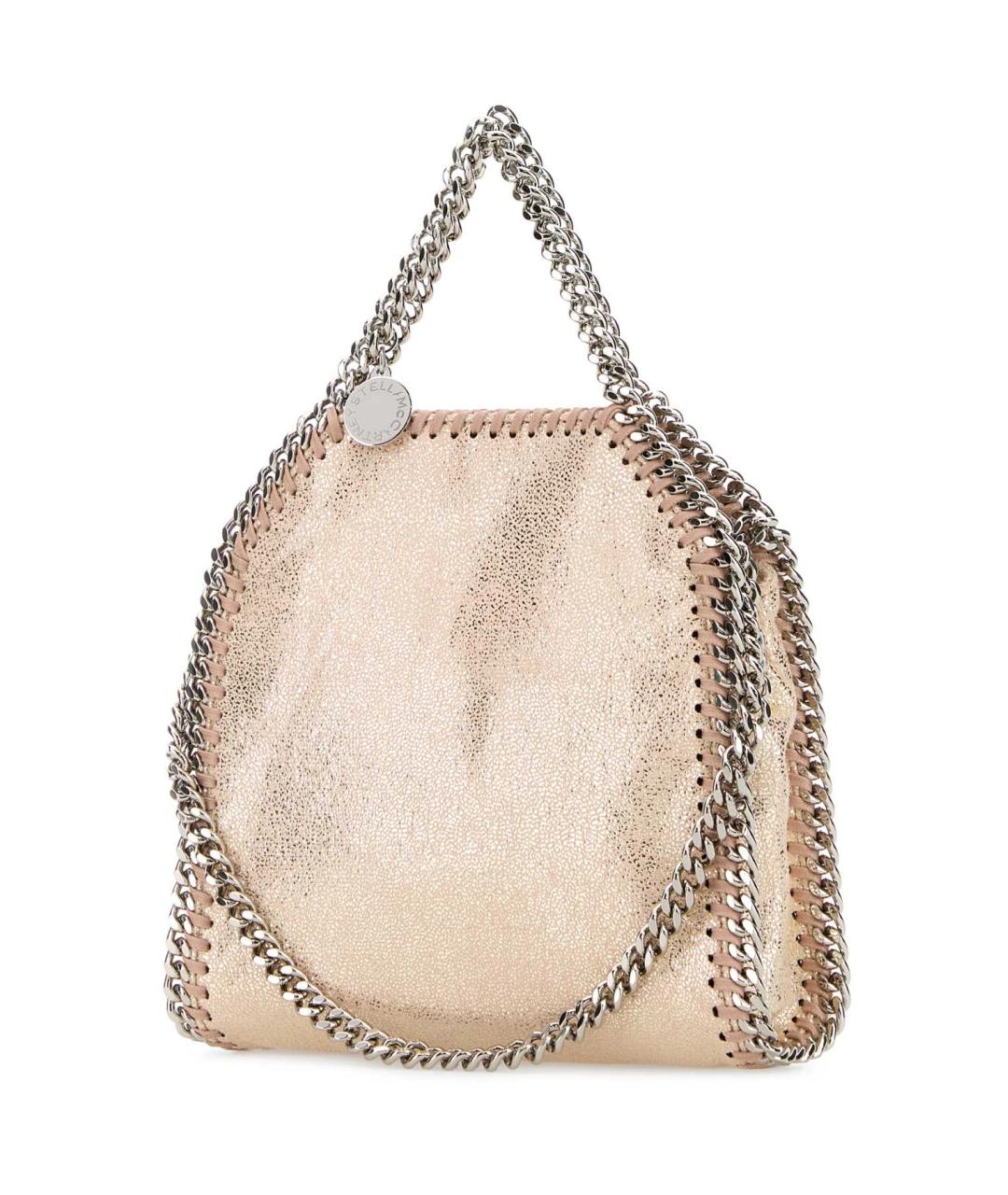 STELLA MCCARTNEY Розовая синтетическая сумка с короткими ручками, фото 2