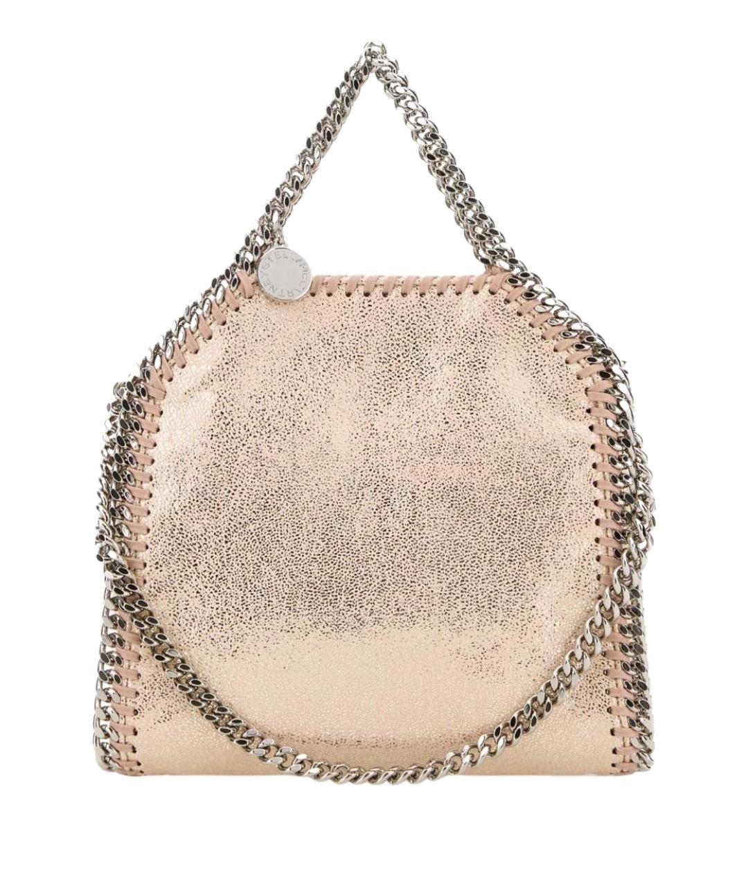 STELLA MCCARTNEY Розовая синтетическая сумка с короткими ручками, фото 1
