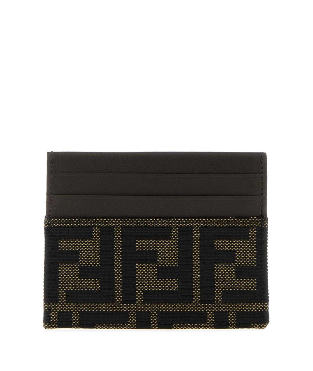 FENDI Коричневый кардхолдер, фото 1