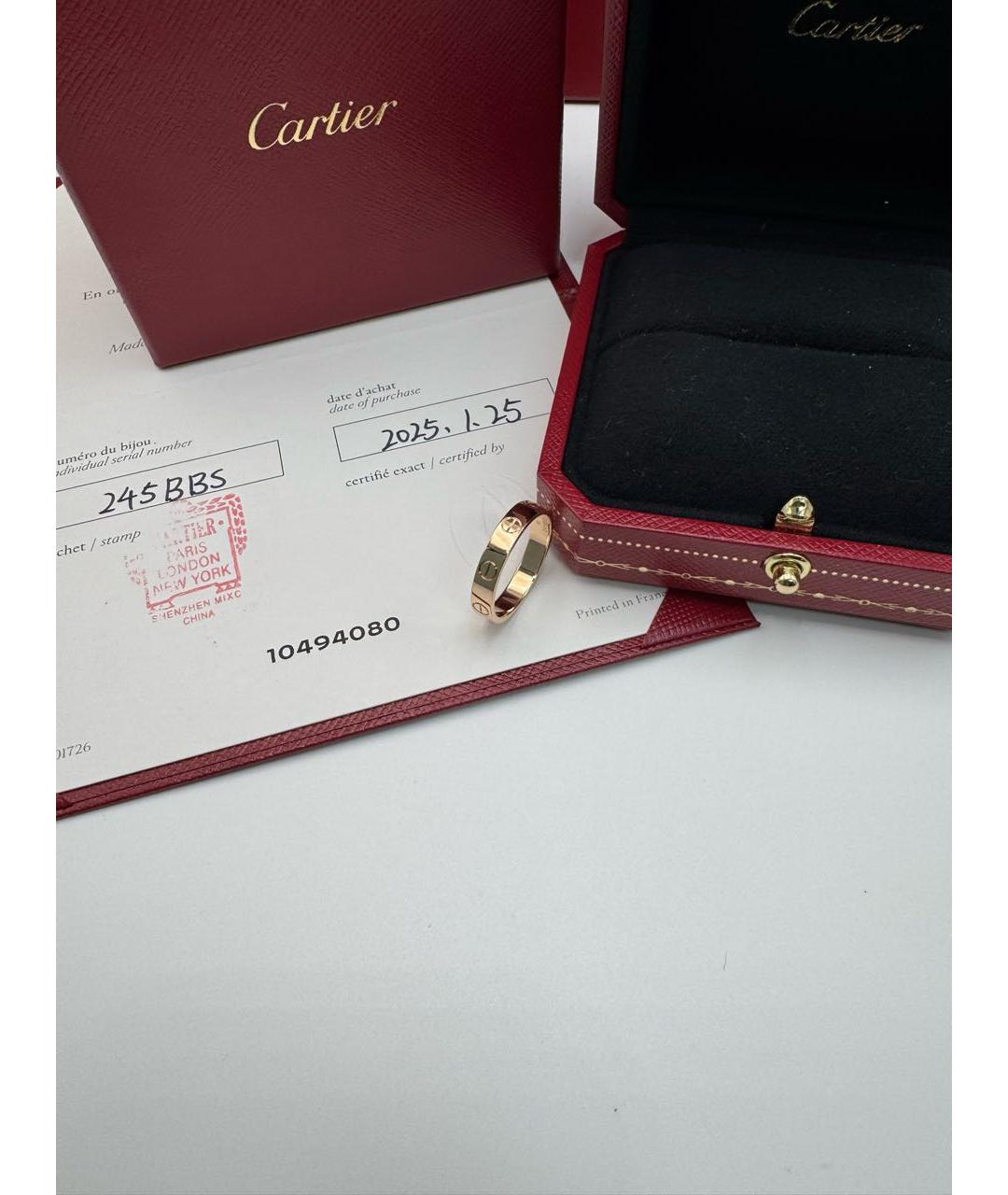 CARTIER Золотое кольцо из розового золота, фото 2