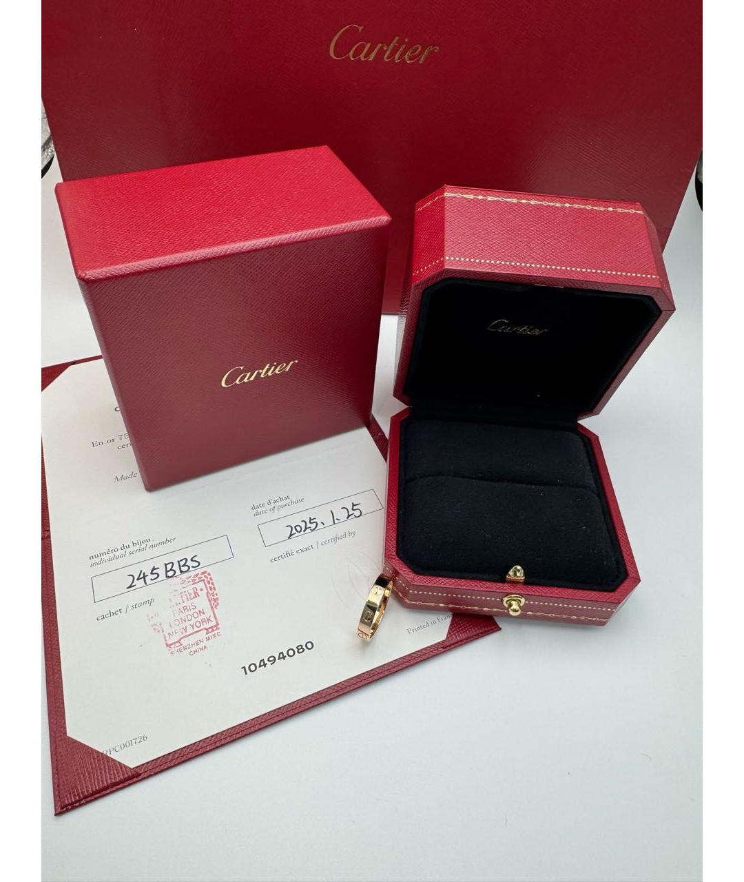 CARTIER Золотое кольцо из розового золота, фото 5