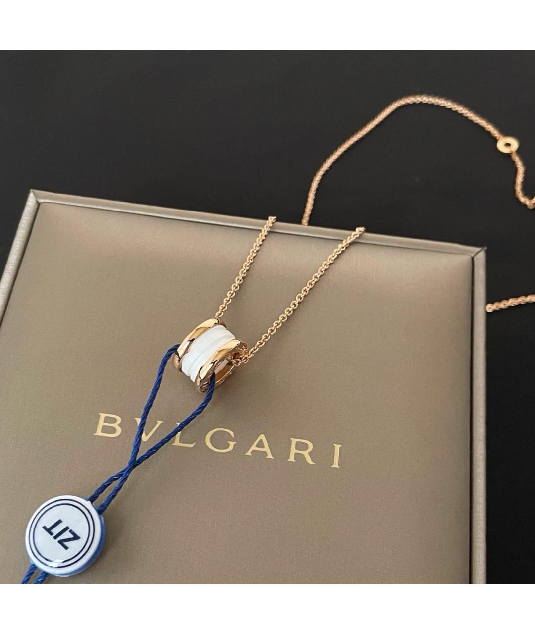 BVLGARI Золотое колье из розового золота, фото 3